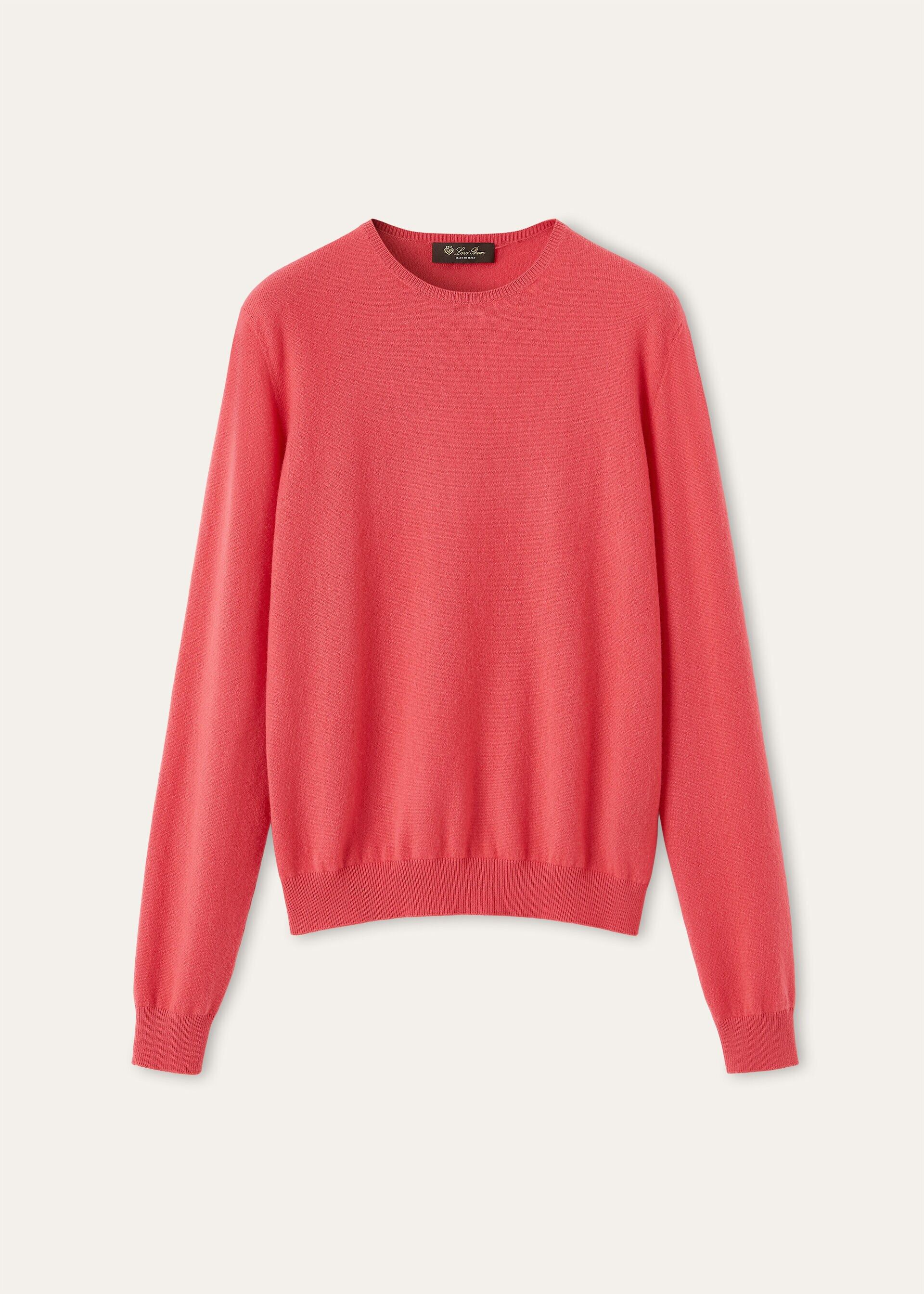 Loro Piana os11x0426 FAQ4508 Sergio Crewneck Sweater Bitter Blueberry Size XS / US 0-2 / IT 36-38 - 1 Thumbnail