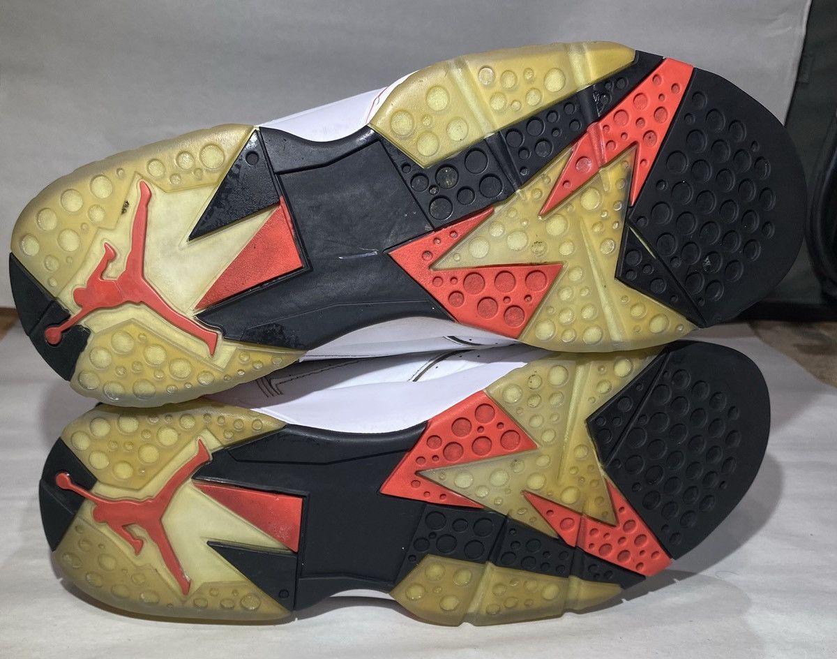 Jordan Brand Air Jordan 7 “White Infrared” 2022 Authentic Size 10.5 Mens Size US 10.5 / EU 43-44 - 6 Thumbnail