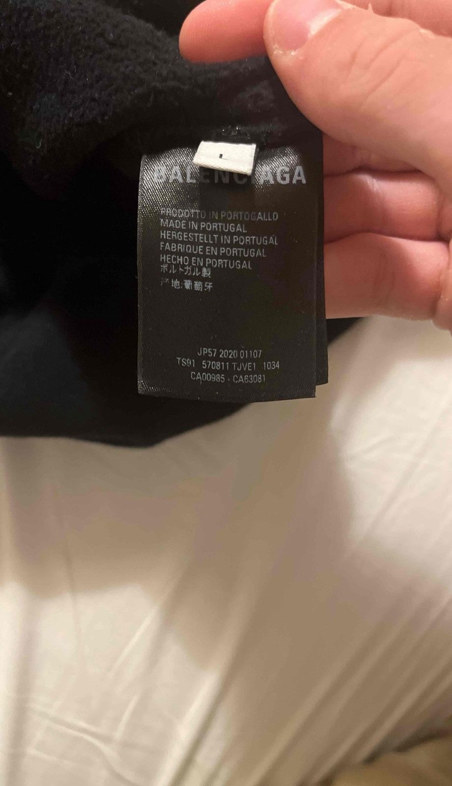 Balenciaga Balenicaga embroidered logo hoodie Size US L / EU 52-54 / 3 - 5 Thumbnail