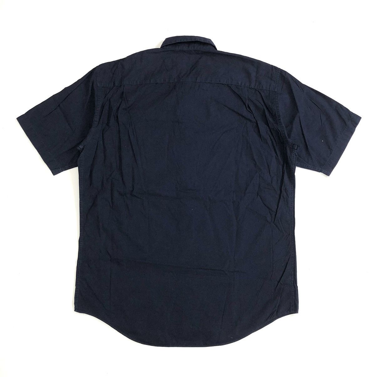 Issey Miyake Vintage Issey Miyake White Label Designer Navy Short Shirt Size US L / EU 52-54 / 3 - 10 Thumbnail