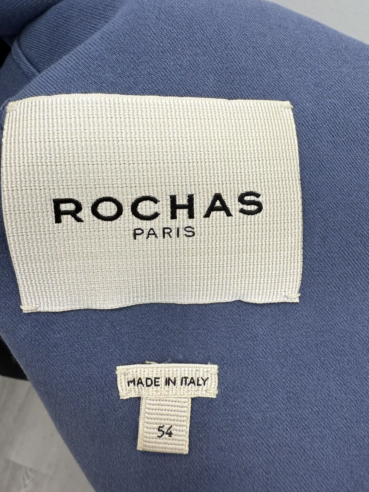 Rochas Rochas Unstructured Silk-Twill Two Button Blazer Jacket Size US L / EU 52-54 / 3 - 7 Thumbnail