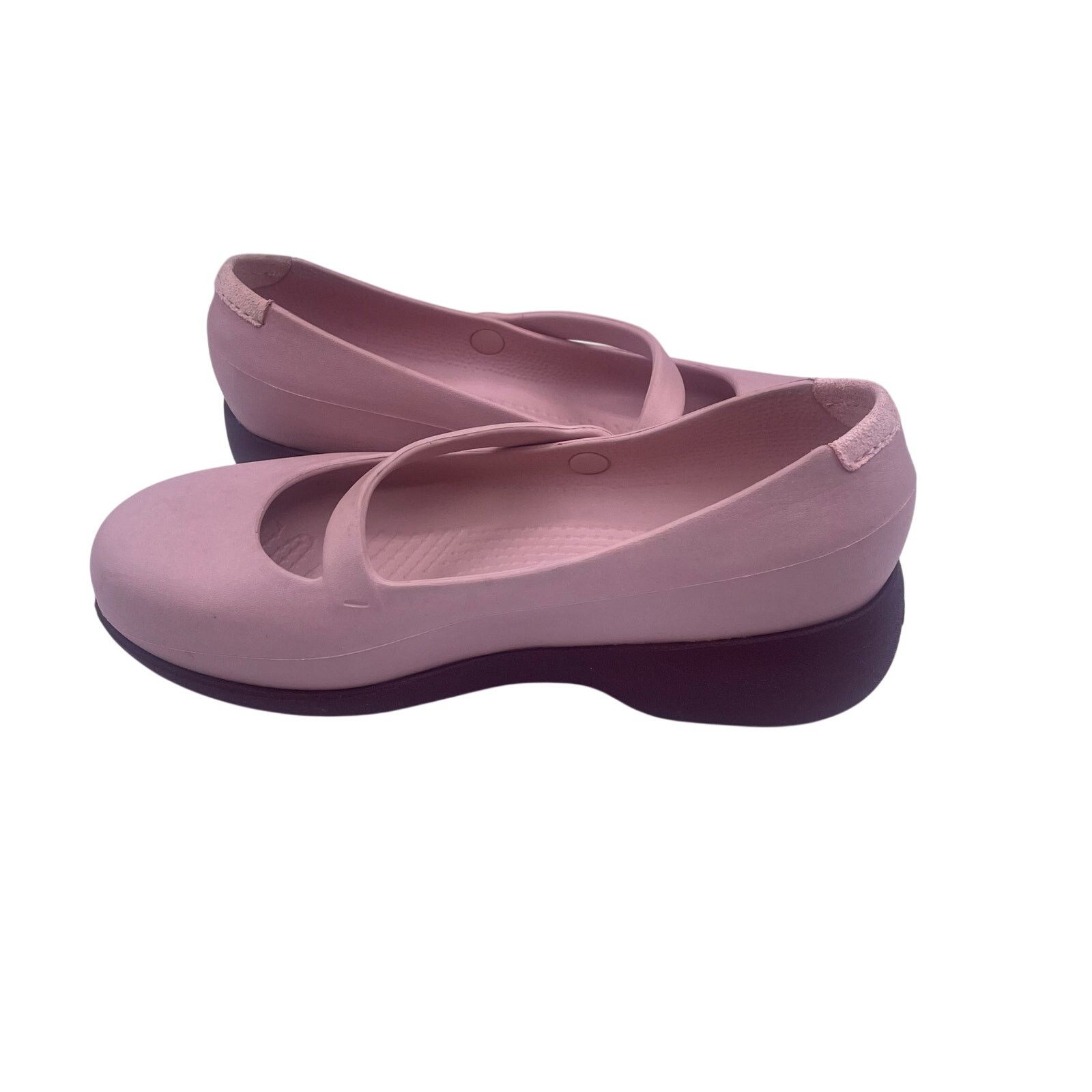 Crocs Crocs Croslite Rx Silver Fox Mary Jane Shoes Pink Womens 5 Size US 5 / IT 35 - 6 Thumbnail