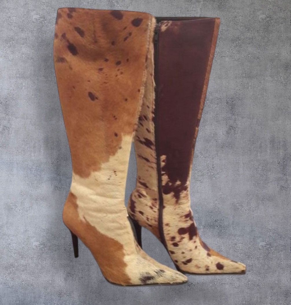 Other Pura Lopez cow leather boots 39 Size US 8 / IT 38 - 1 Thumbnail