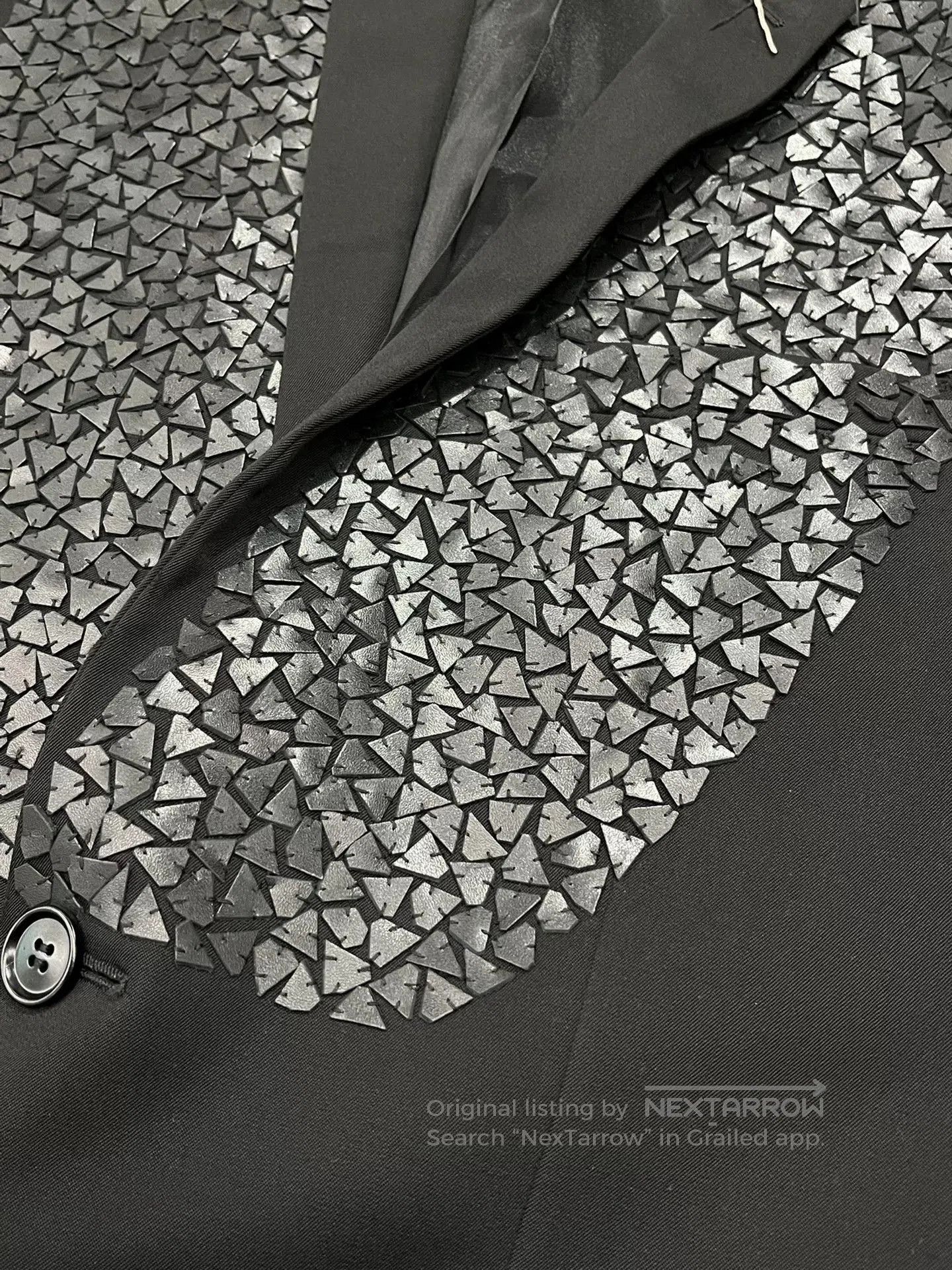 Dior Dior Black Blazer with Scale Design. Size US M / EU 48-50 / 2 - 4 Thumbnail