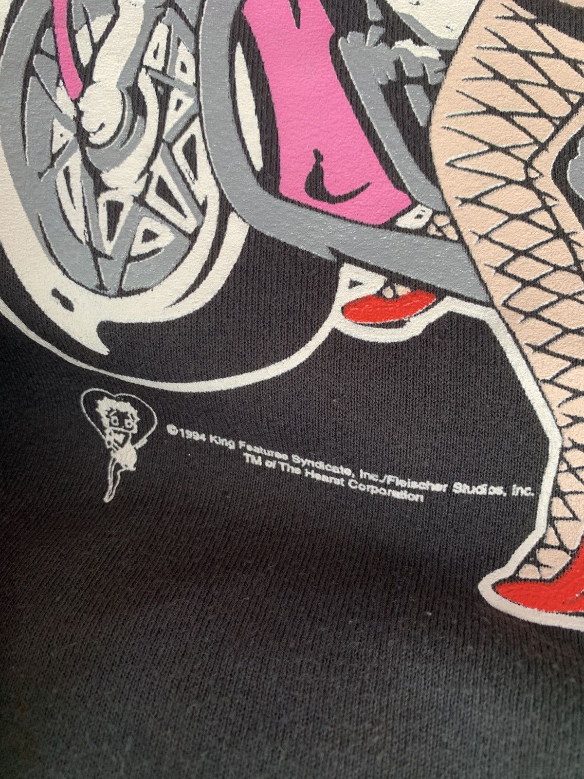 Fruit Of The Loom 🐍 Vintage Betty Boop 1994 Sweatshirt Size US M / EU 48-50 / 2 - 7 Thumbnail