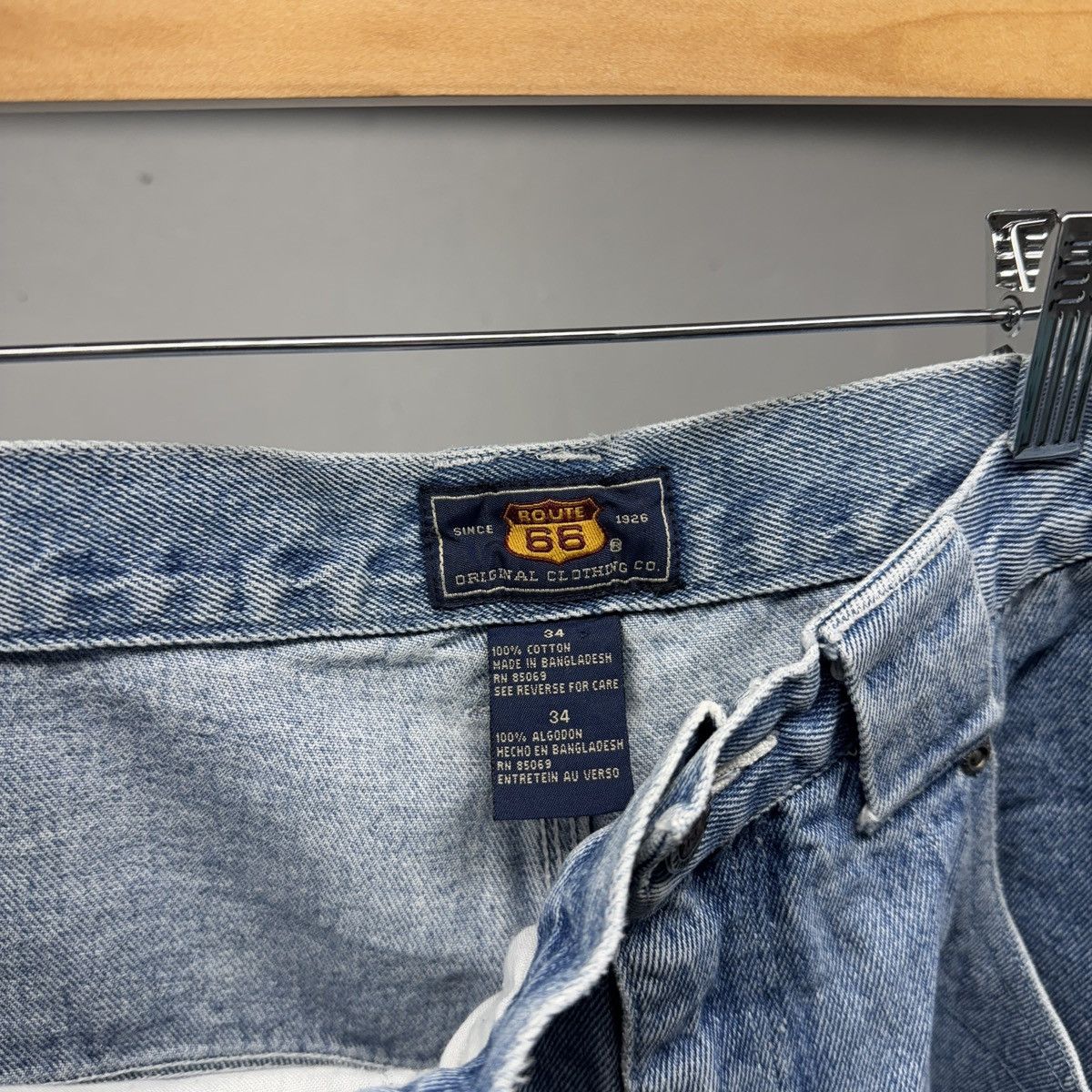 Vintage 90s Y2K Baggy Wide Leg Denim Jeans Jnco Skater ERD Grunge Size US 34 / EU 50 - 4 Thumbnail