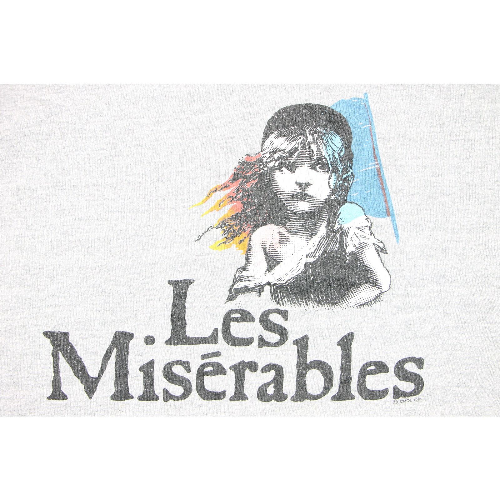 Les Miserables 80s Vintage 80s Les Miserables Play Crewneck