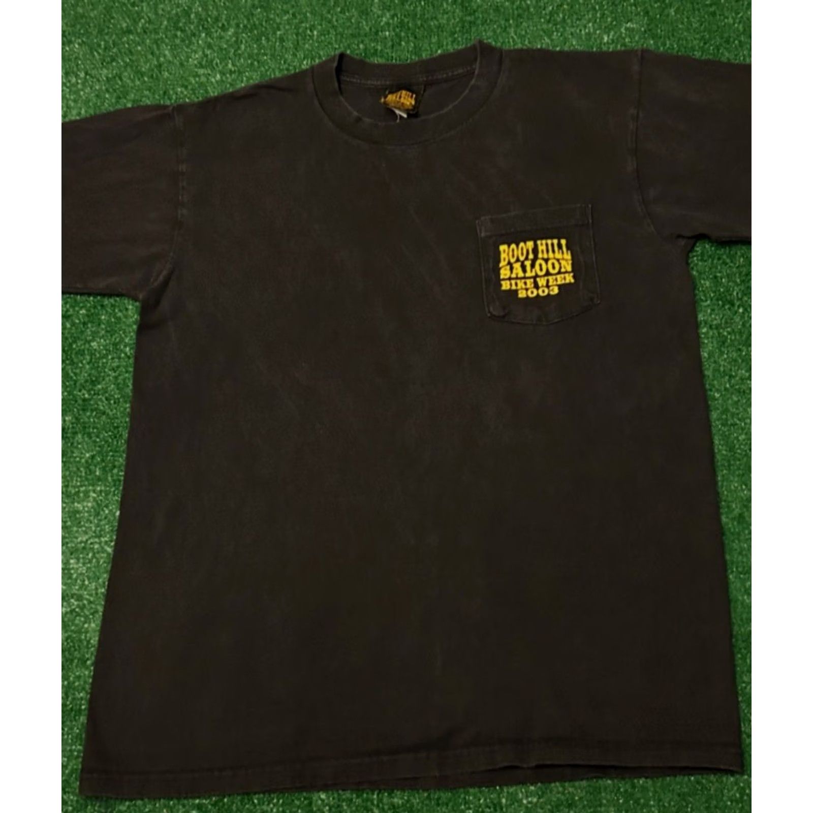 Vintage VINTAGE Boothill Saloon Biker Daytona Bike Week 2003 Y2K VTG Shirt Mens L Black Short Sleeve T-Shirt Mens L Size US L / EU 52-54 / 3 - 2 Thumbnail