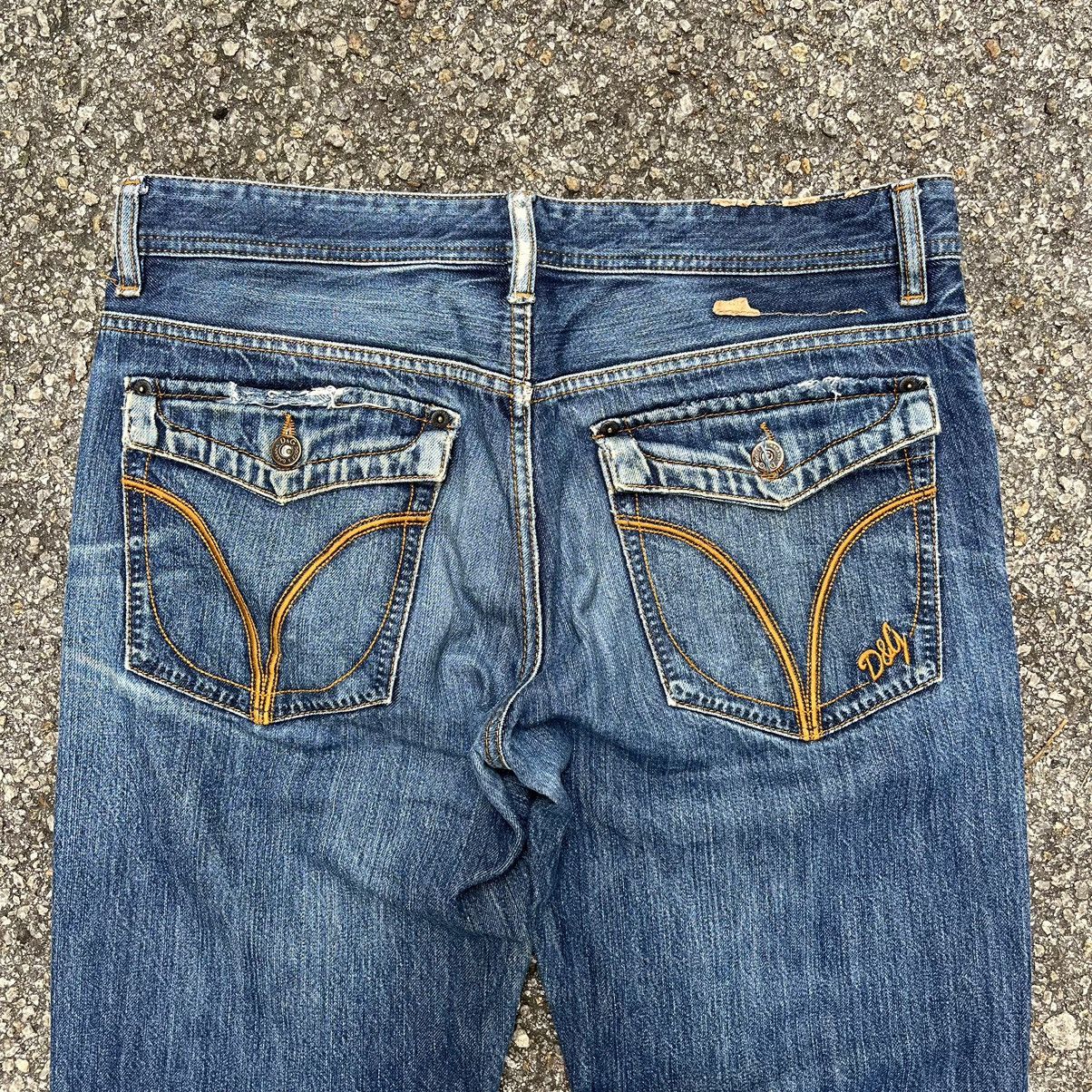 Dolce & Gabbana D&G Dolce & Gabbana Luxury Crazy Style Denim Jeans Size US 33 - 13 Thumbnail