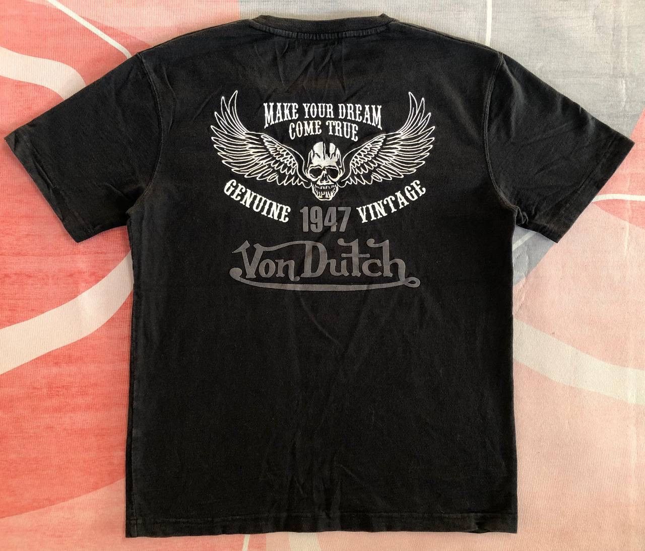 Von Dutch Rare Vintage Von Dutch Embroidered Logo Tees Size US M / EU 48-50 / 2 - 1 Thumbnail