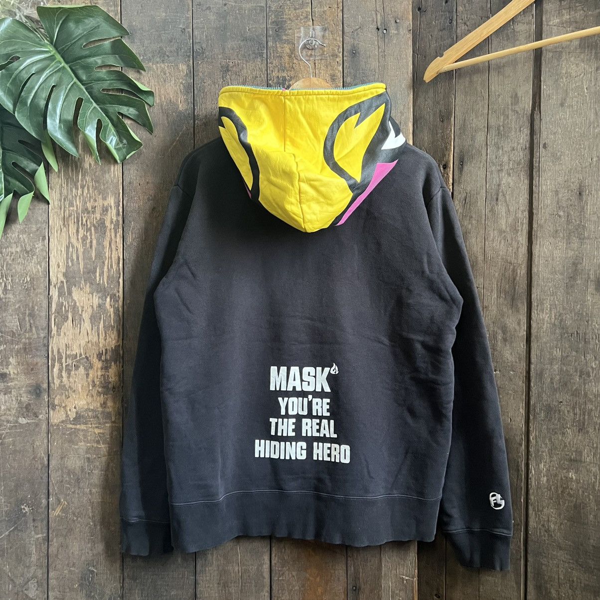 Vintage Vintage Laundry Full Zipper Mask Wrestling Hoodie Size US L / EU 52-54 / 3 - 3 Thumbnail