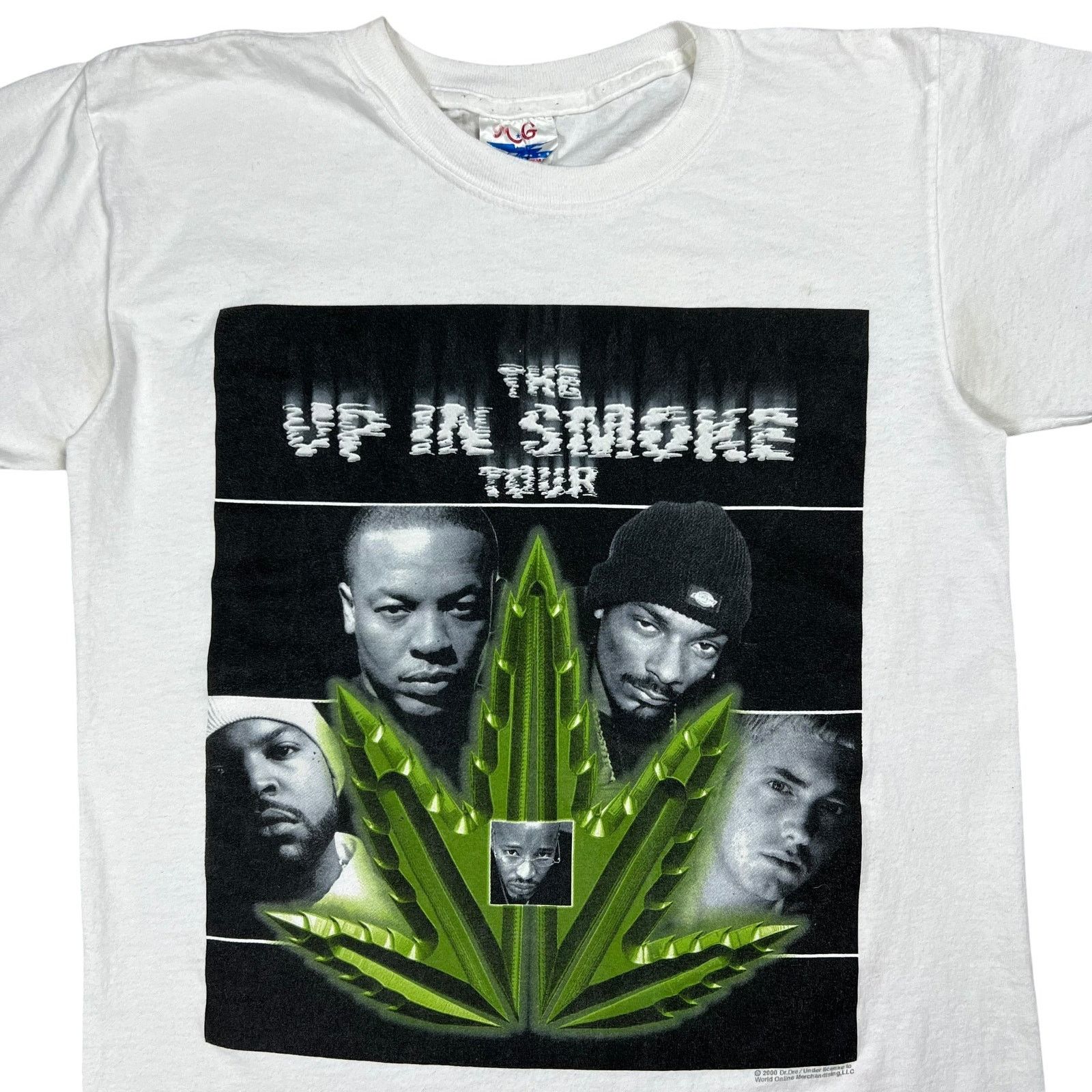 Rap Tees × Vintage 2000 Snoop Dogg Eminem Dr. Dre Ice Cube Up in Smoke Rap tee Size US M / EU 48-50 / 2 - 2 Thumbnail