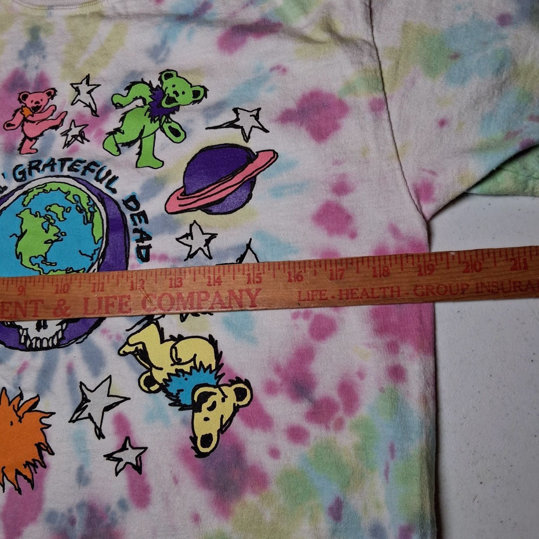 Ripple Junction Ripple Junction Grateful Dead Shirt M Short Sleeve Tie Dye Dancing Bears Steal Your Face Multicolor Cotton Graphic Men T-Shirt Size US M / EU 48-50 / 2 - 7 Thumbnail