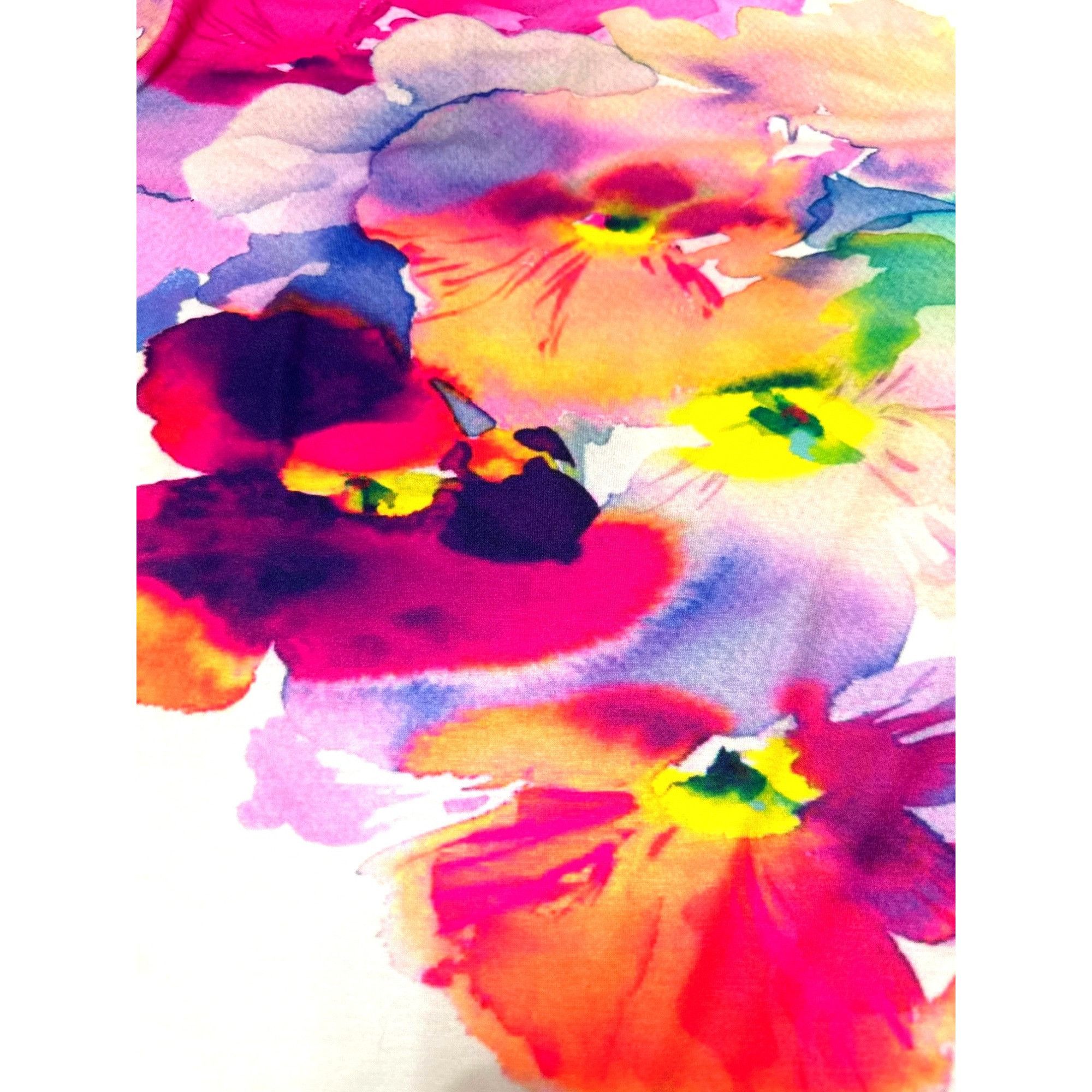 Other CCC Floral Pullover Watercolor Art Long Sleeve Blouse Classi Size L / US 10 / IT 46 - 6 Thumbnail