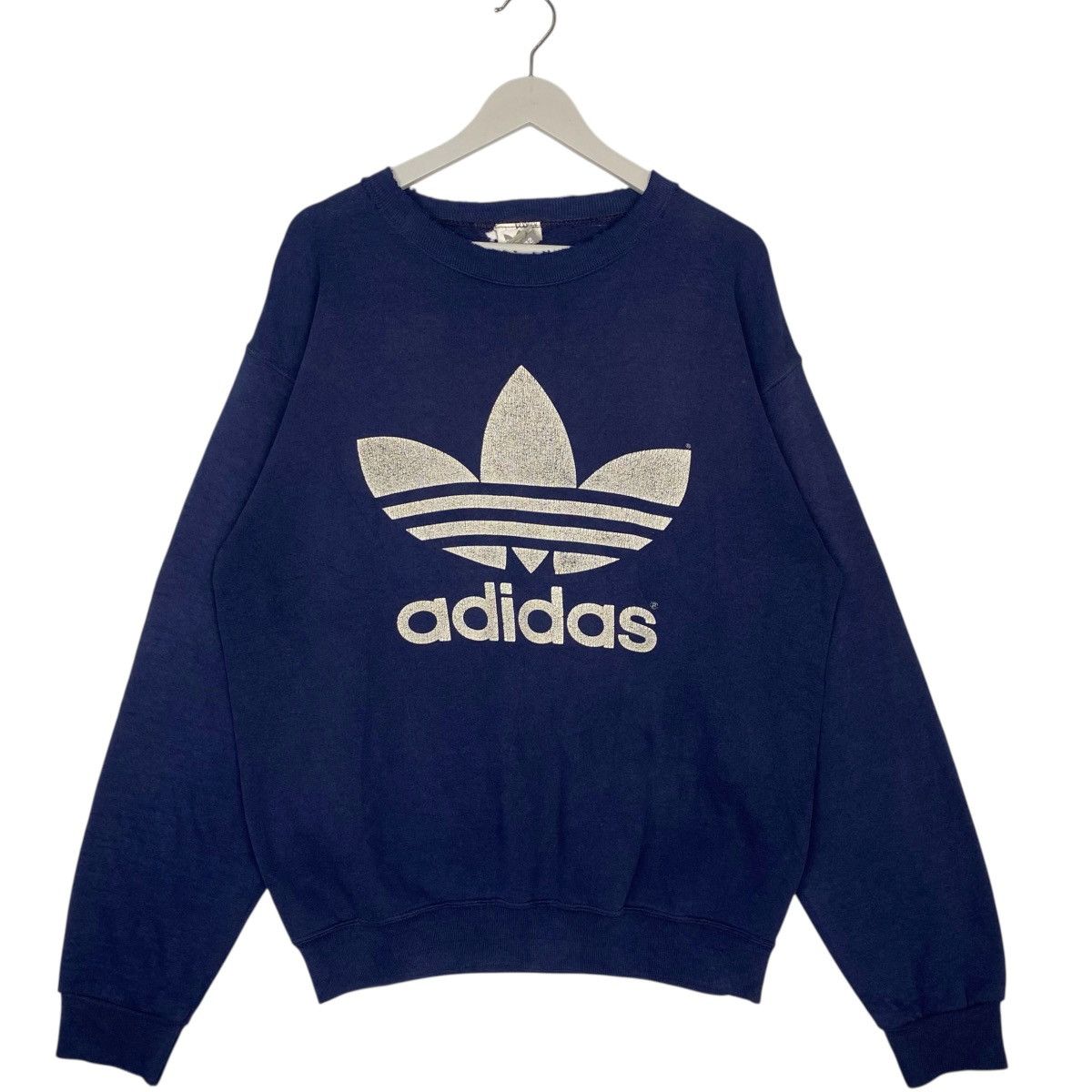 Other Vintage Adidas Embroidery Crewneck Sweatshirt Navy Blue Size US M / EU 48-50 / 2 - 1 Thumbnail