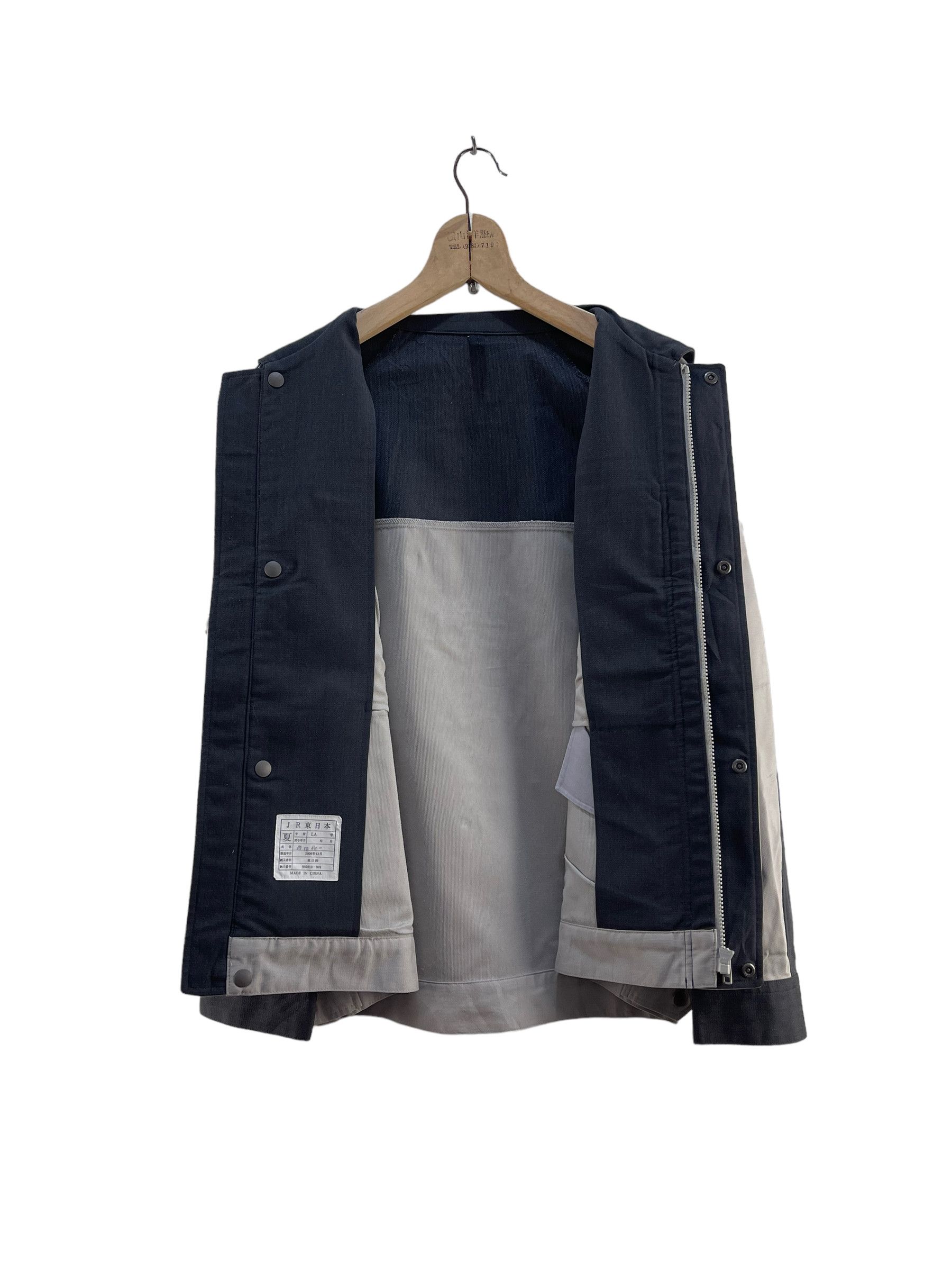 Japanese Brand Vintage East Japan Railway Company Worker Jacket Size US M / EU 48-50 / 2 - 3 Thumbnail