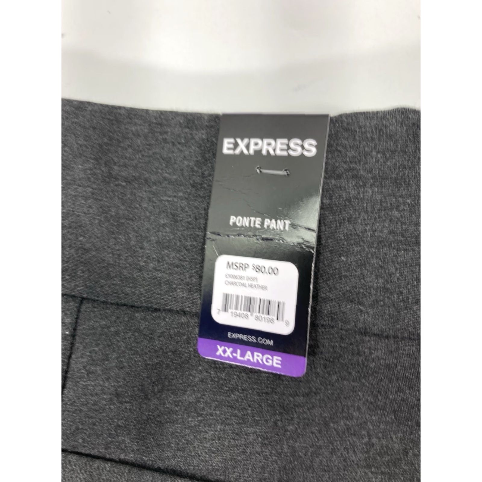 Express Express Ponte Pants Women 2XL 2XL 42X27 Charcoal Gray Stretch NWT Leggings Pants Women Grey Ponte Stretch Khakis NWT Size 40" / US 18 - 4 Thumbnail