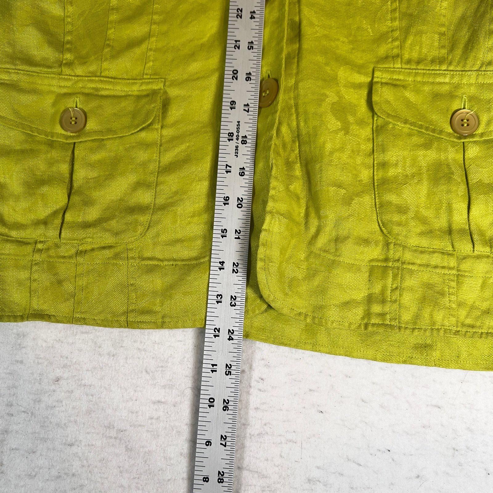 Jones New York Jones New York Collection Woman Button Shirt 16W 100% Linen Size XXL / US 16-18 / IT 52-54 - 5 Thumbnail