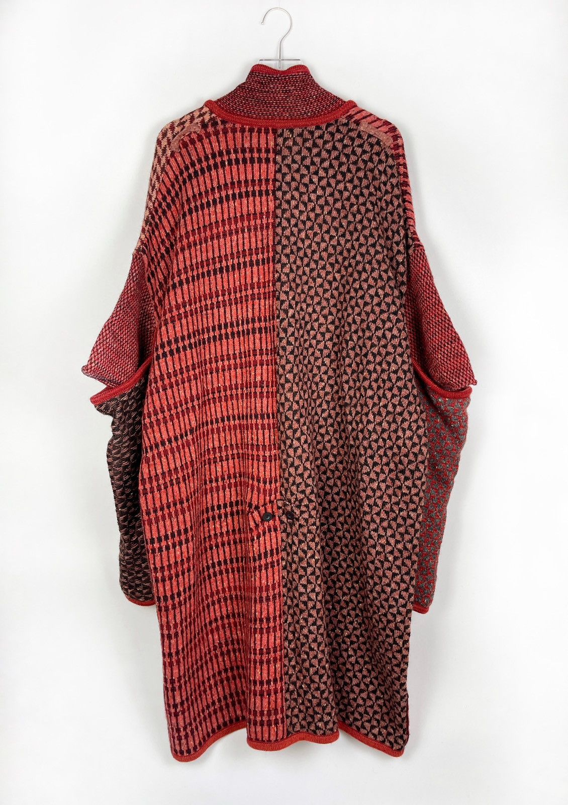 Kansai Yamamoto RARE SAMPLE Kansai Yamamoto 1980's Ethnic Knit Coat Size US L / EU 52-54 / 3 - 3 Thumbnail