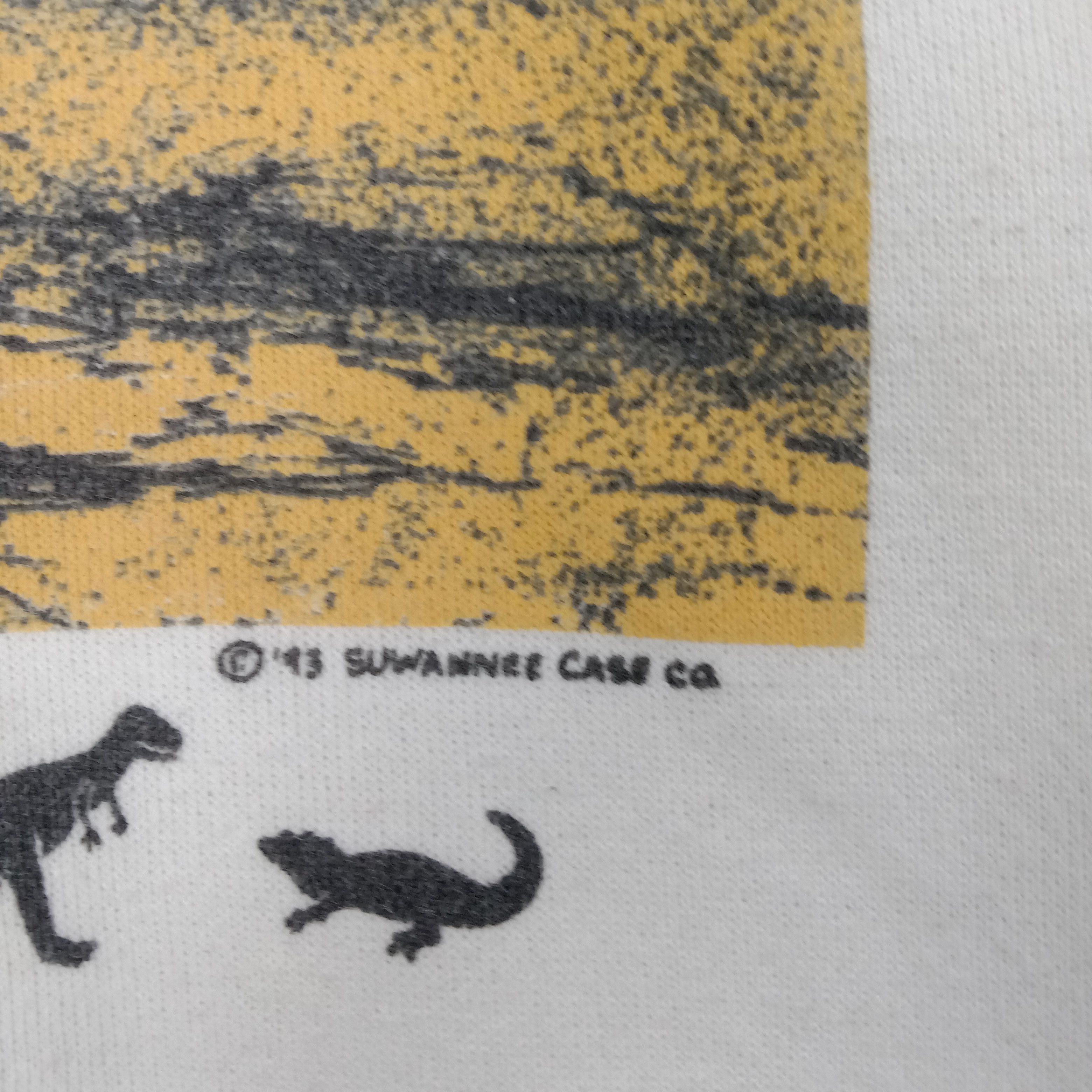Vintage 90s Suwannee case CQ Art Dinosaur Sweatshirt C262N1 Size US XS / EU 42 / 0 - 3 Thumbnail