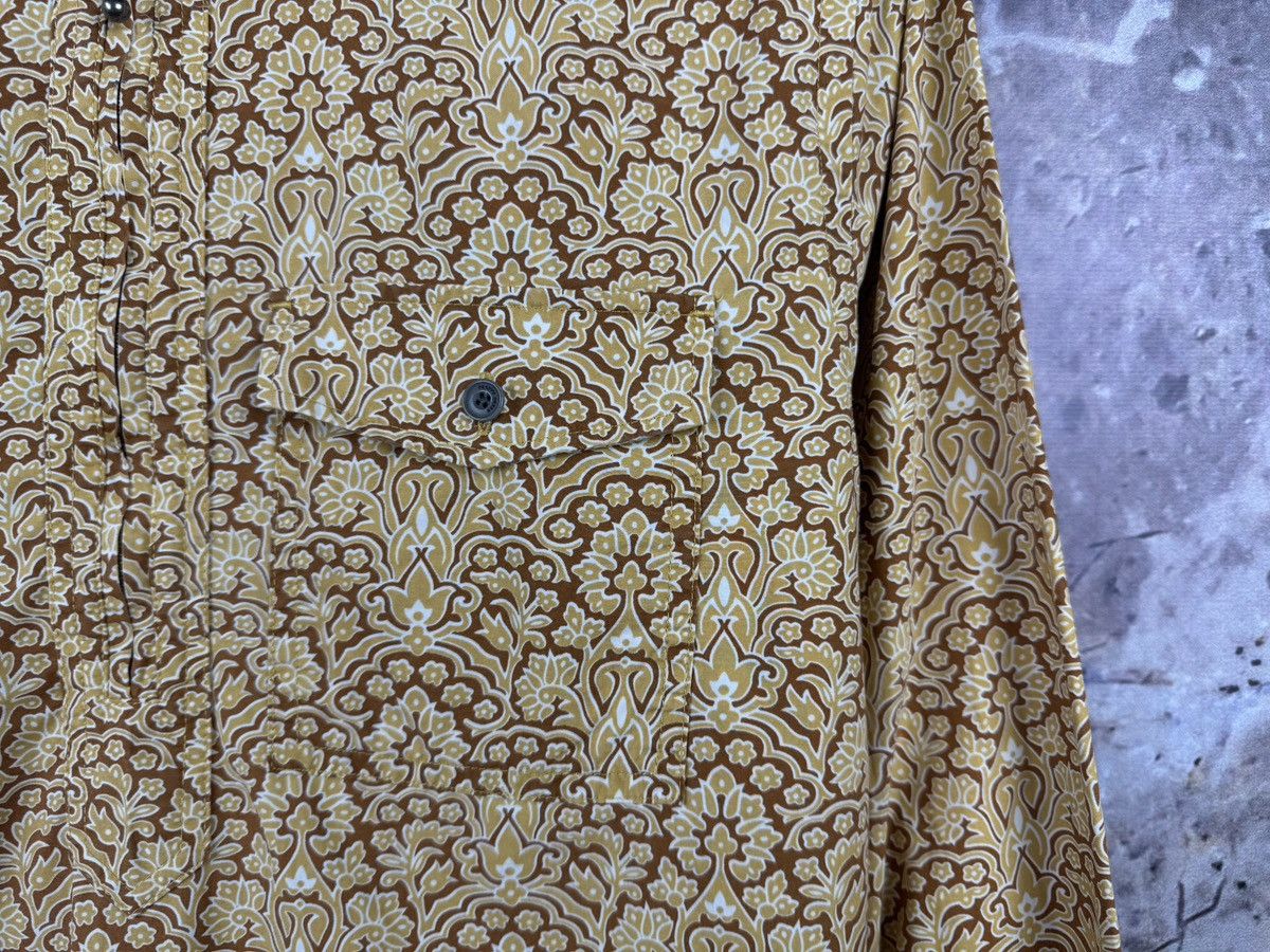 Pretty Green Pretty Green Paisley Half Zip Shirt Festival Mod Casual Size US S / EU 44-46 / 1 - 6 Thumbnail