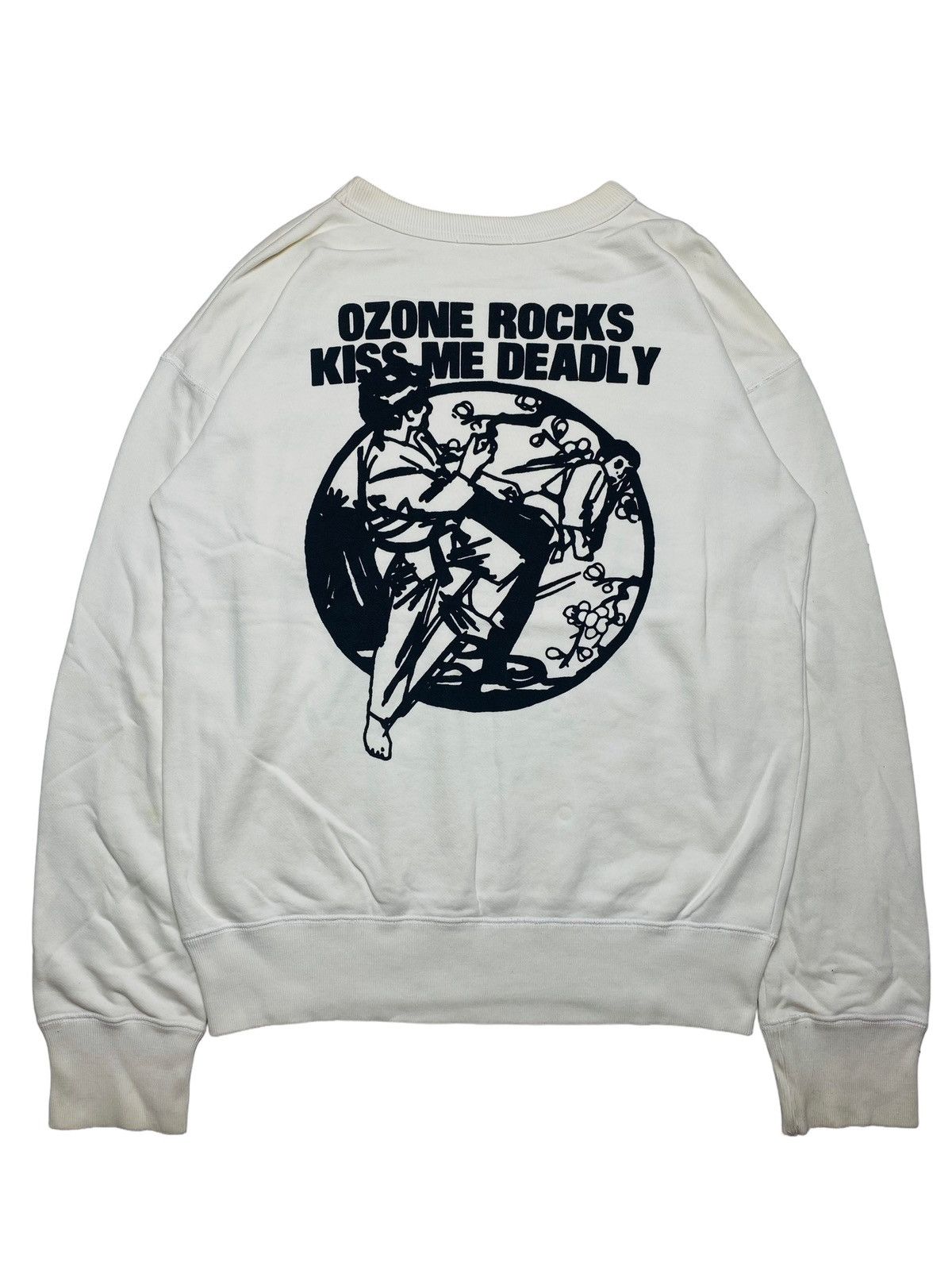 Hysteric Glamour 1990s Ozone Rocks - Kiss Me Deadly Sweatshirt Size US L / EU 52-54 / 3 - 2 Thumbnail