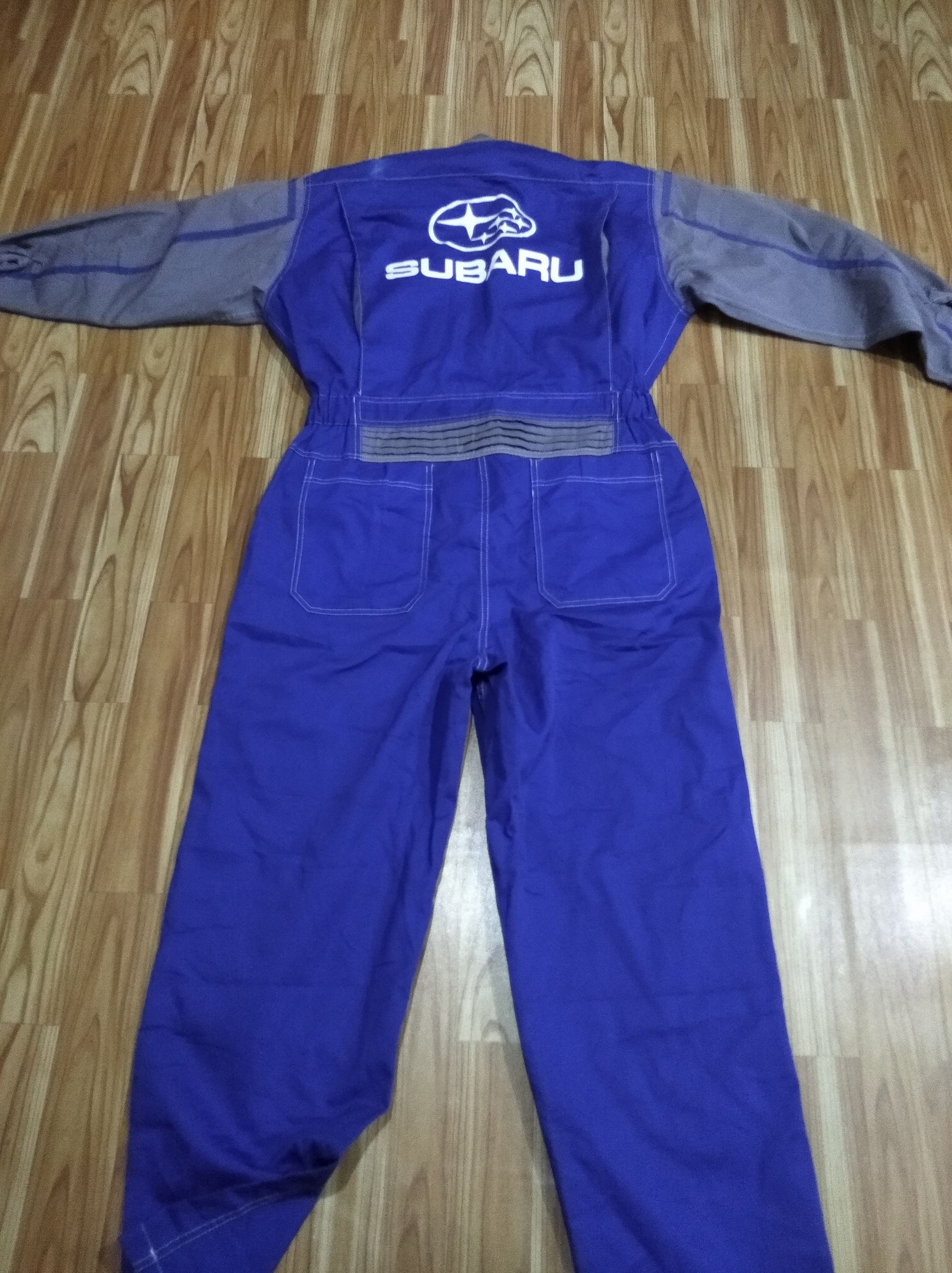 Japanese Brand × Sports Specialties Vintage subaru coverall jumpsuit rare Size US 34 / EU 50 - 4 Thumbnail