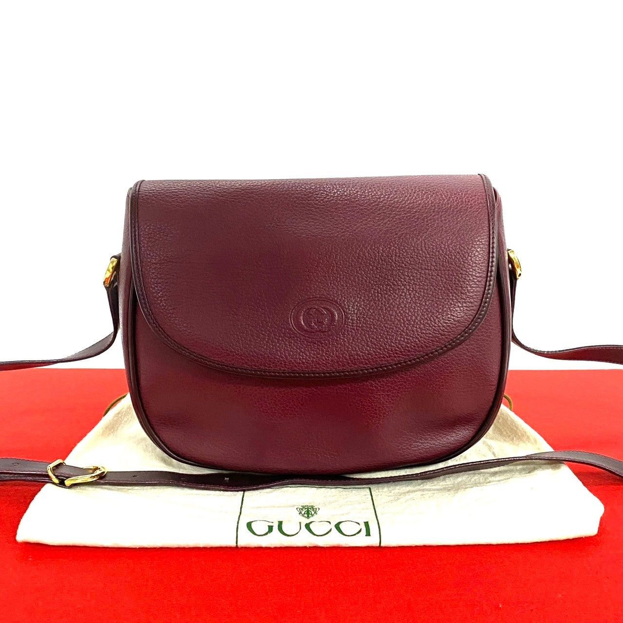 Gucci Gucci Shoulder Bag Purple Leather Size ONE SIZE - 1 Thumbnail