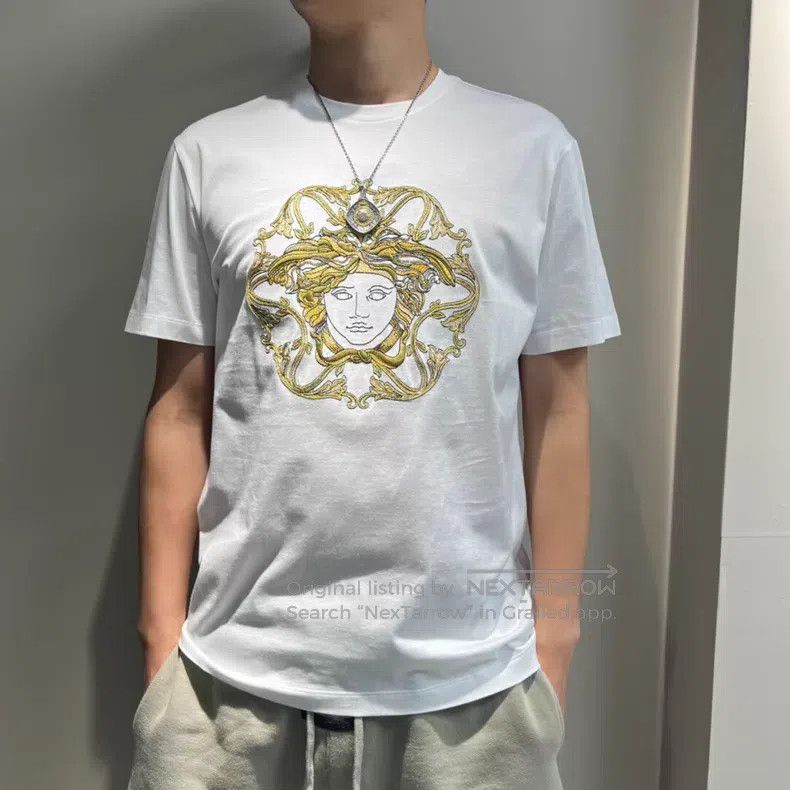 Versace Versace Medusa white short-sleeved T-shirt Size US S / EU 44-46 / 1 - 4 Thumbnail