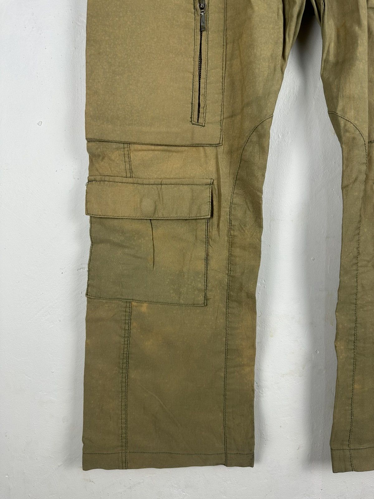 If Six Was Nine CARGO PANTS SENDITIONARIES MULTIPOCKET FADED COLOUR Size US 31 - 9 Thumbnail