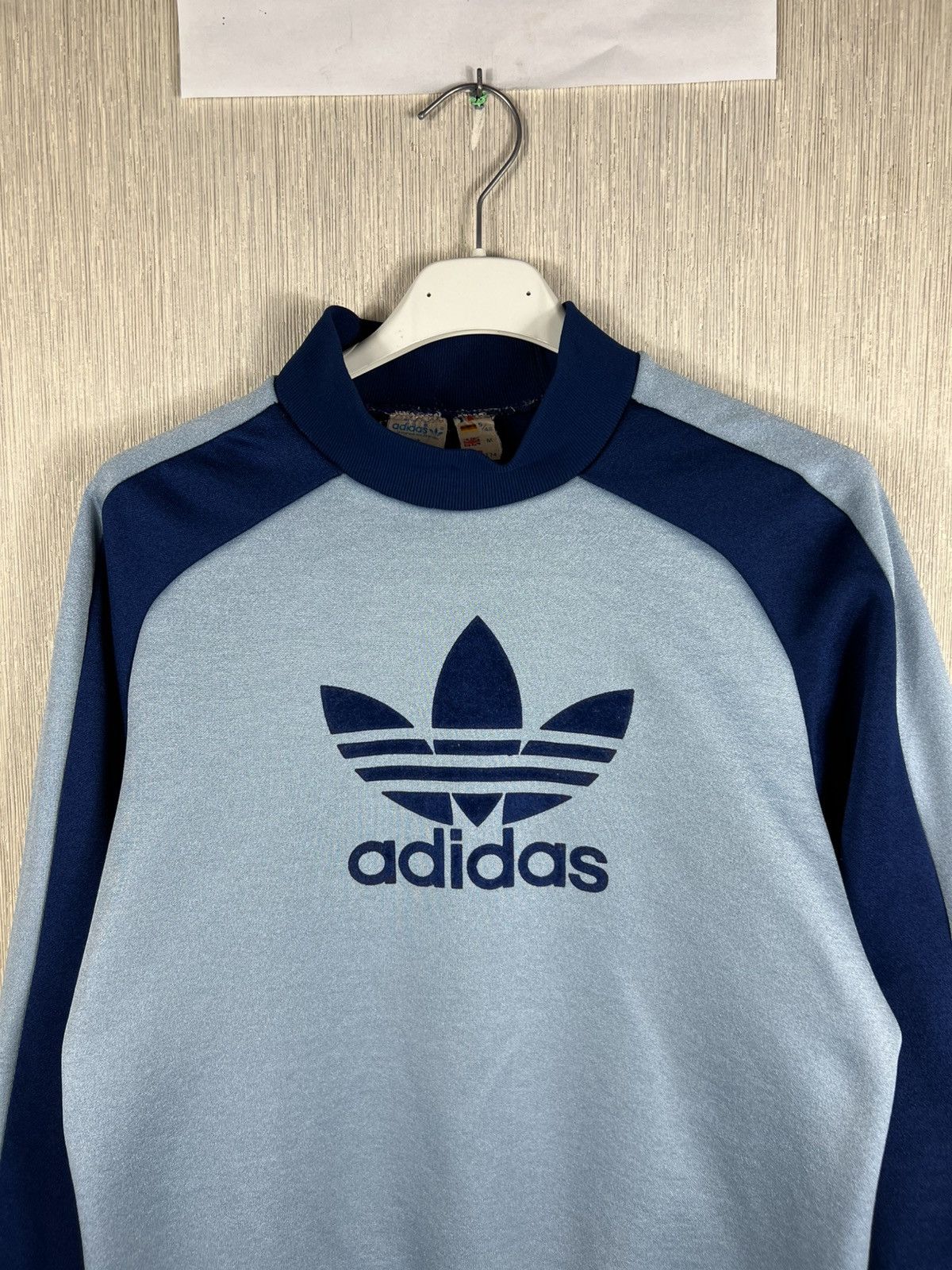 Adidas Vintage 70s Adidas Ventex sweatshirt central flower logo Size M / US 6-8 / IT 42-44 - 3 Thumbnail