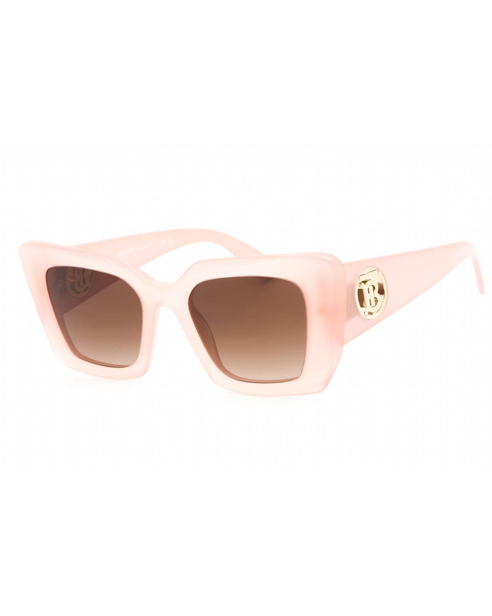 image of Burberry 0Be4344 Sunglasses Pink / Brown Gradient, Women's