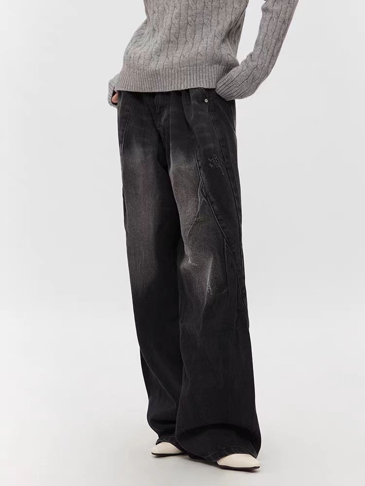 Designer × Jean × Vintage High Street Washed Vintage Y2K Relaxed Jeans Size US 30 / EU 46 - 4 Thumbnail