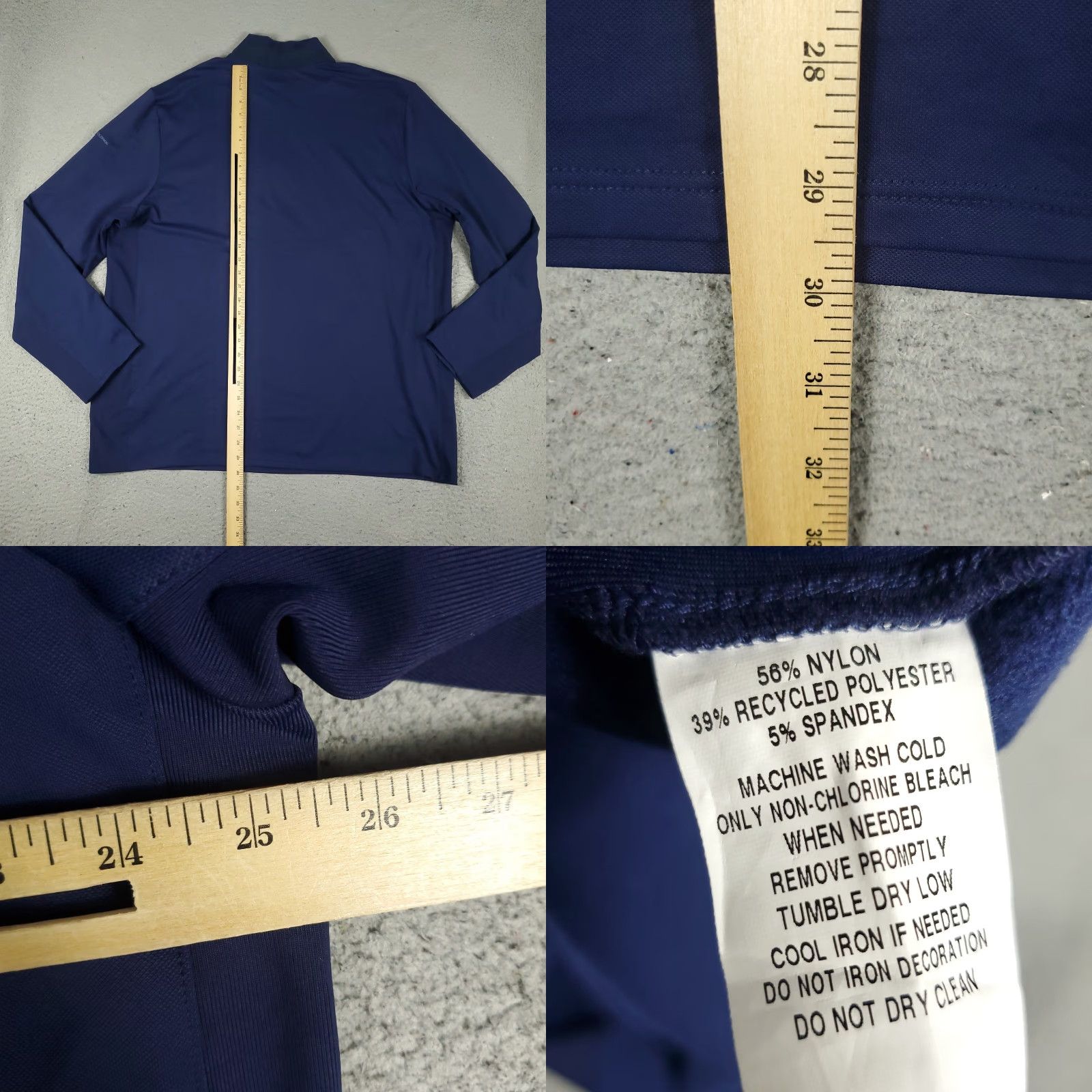Vintage Greyson Sweater Mens 2XL Blue 1/4 Zip Pullover Long Sleeve Knit Lightweight Casual Business Formal Workwear Golf Autumn Winter Spring Summer Mens Size US XXL / EU 58 / 5 - 8 Thumbnail