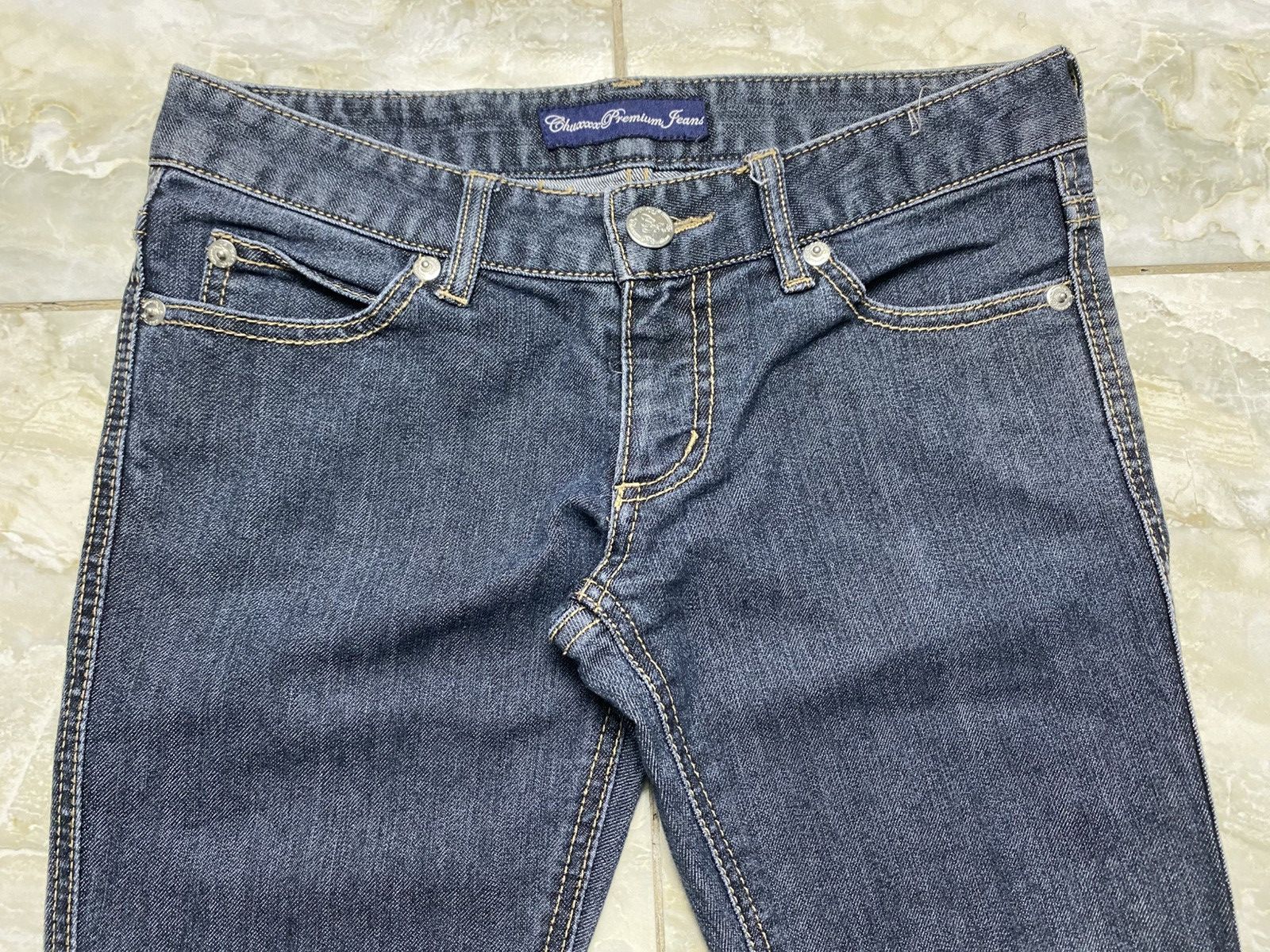 Japanese Brand Chuccocox Premium Wrinkle Skinny Jeans Size 30" / US 8 / IT 44 - 8 Thumbnail