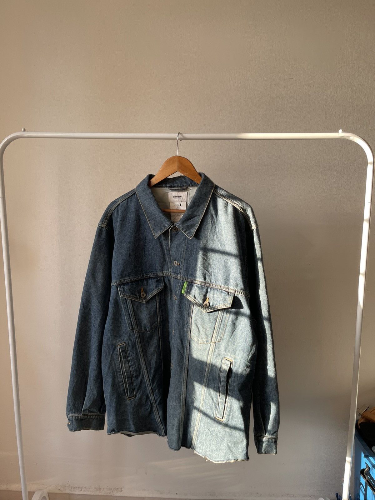 Doublet 2019 Doublet Cashmere Oversize Denim Jacket Size US XL / EU 56 / 4 - 5 Thumbnail
