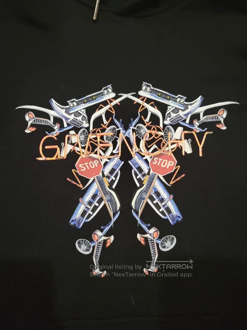 Givenchy Givenchy Unisex Hoodie Black Purchased in Australia Size US M / EU 48-50 / 2 - 2 Thumbnail