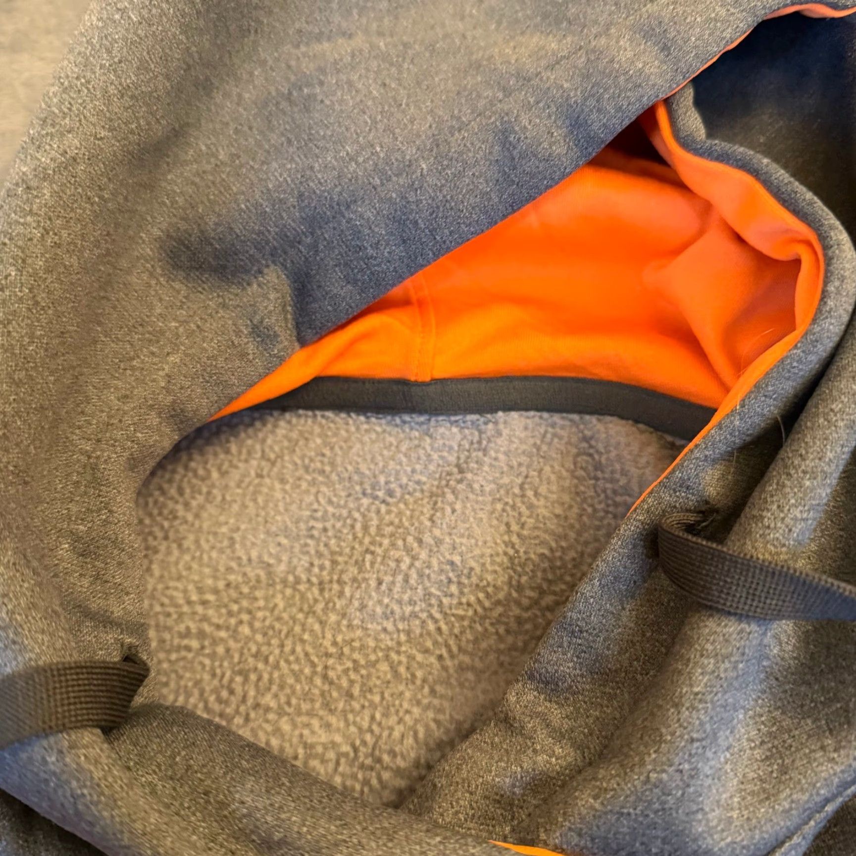 Under Armour Under Armour Hoodie Mens Medium Gray Orange Logo Storm Fleece Sweatshirt Pullover Size US M / EU 48-50 / 2 - 5 Thumbnail