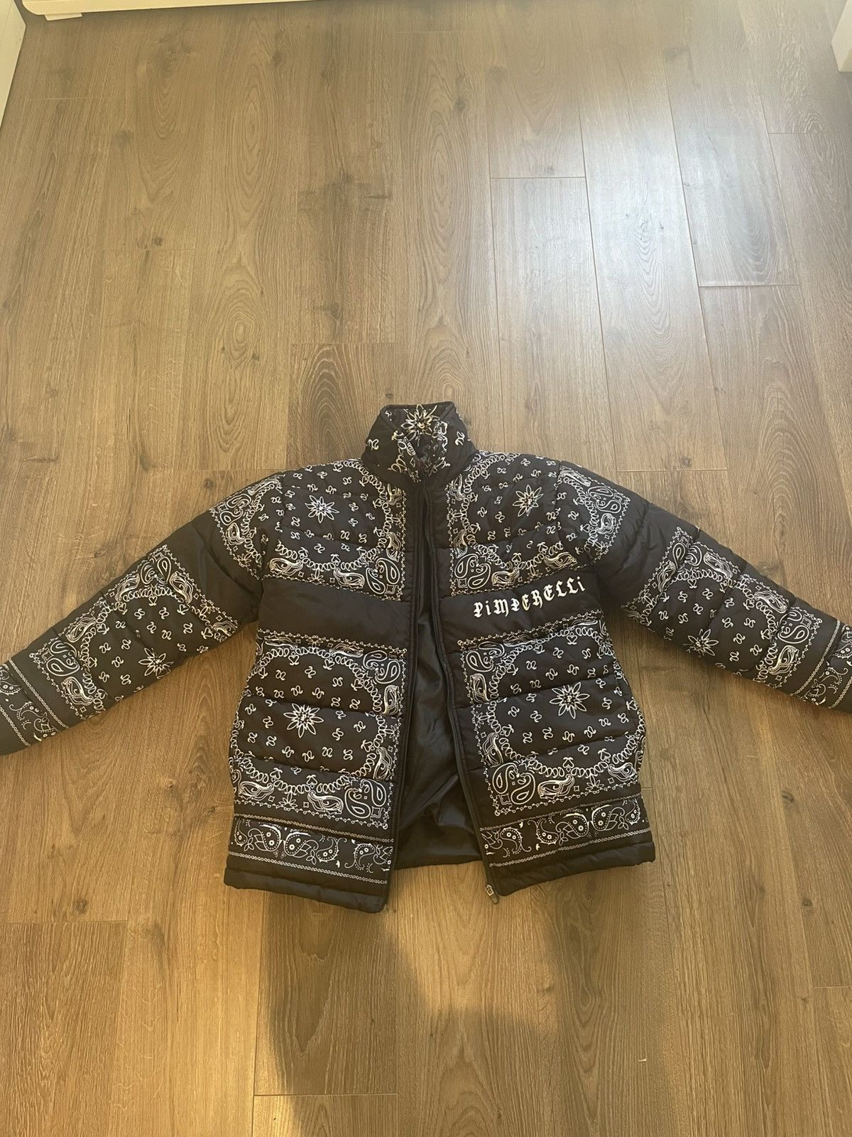 Other Pimperli Bandana Puffer Jacket – Black/White – Size M Size US M / EU 48-50 / 2 - 2 Thumbnail