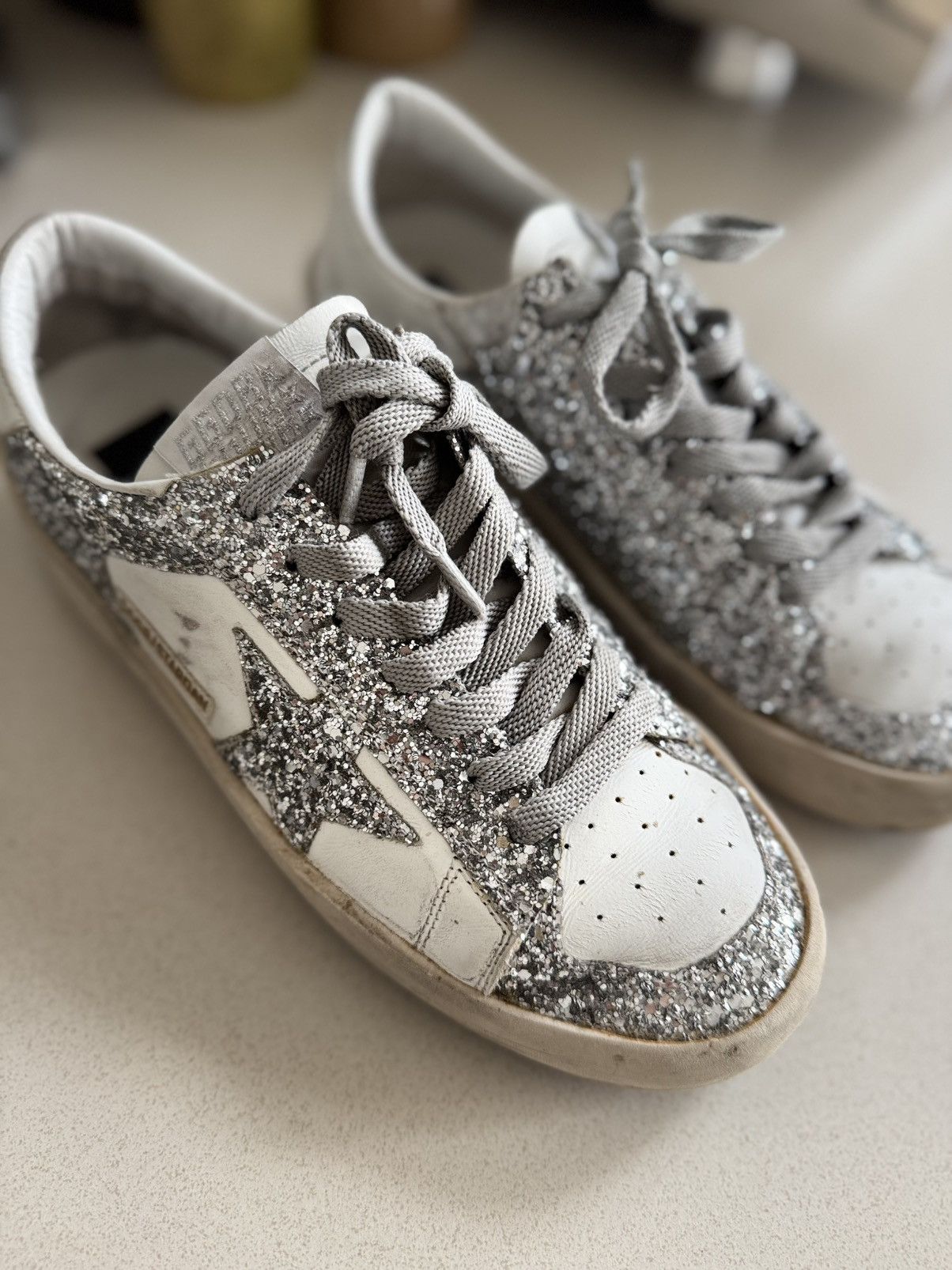 Golden Goose Golden Goose Gr. 38 (weiß/ creme) Size US 7 / IT 37 - 1 Thumbnail