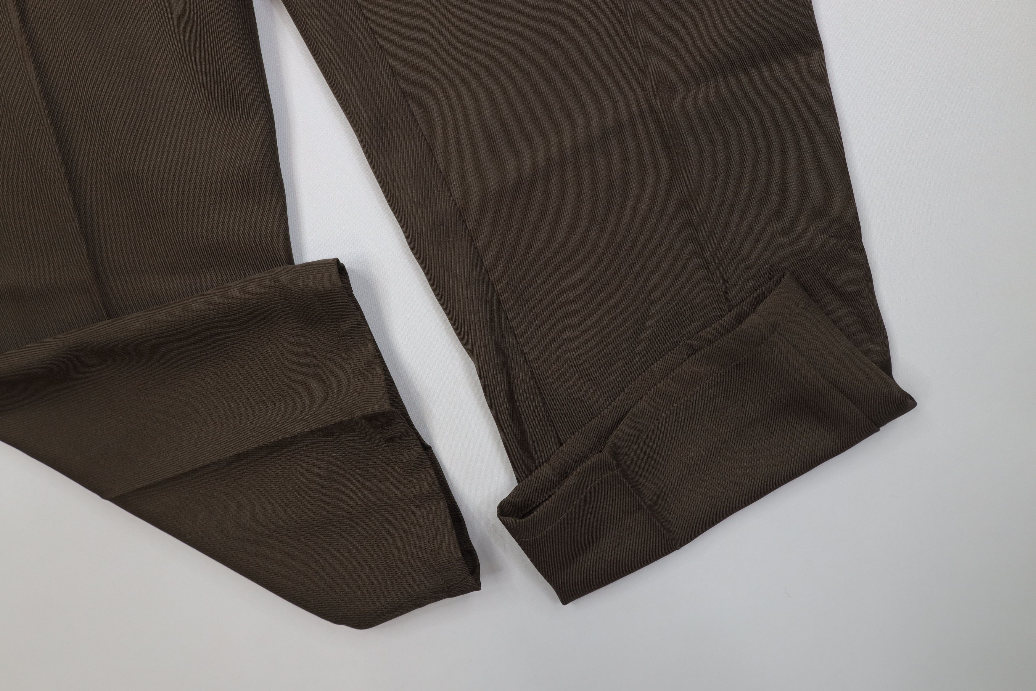 Vintage Vintage 90s Streetwear Flared Wide Leg Chino Pants Brown Size US 38 / EU 54 - 5 Thumbnail