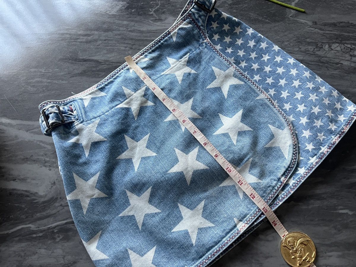 Hysteric Glamour Hysteric Glamour : Adjustable Denim Skirt Stars Rare Pattern Size 28" / US 6 / IT 42 - 16 Thumbnail