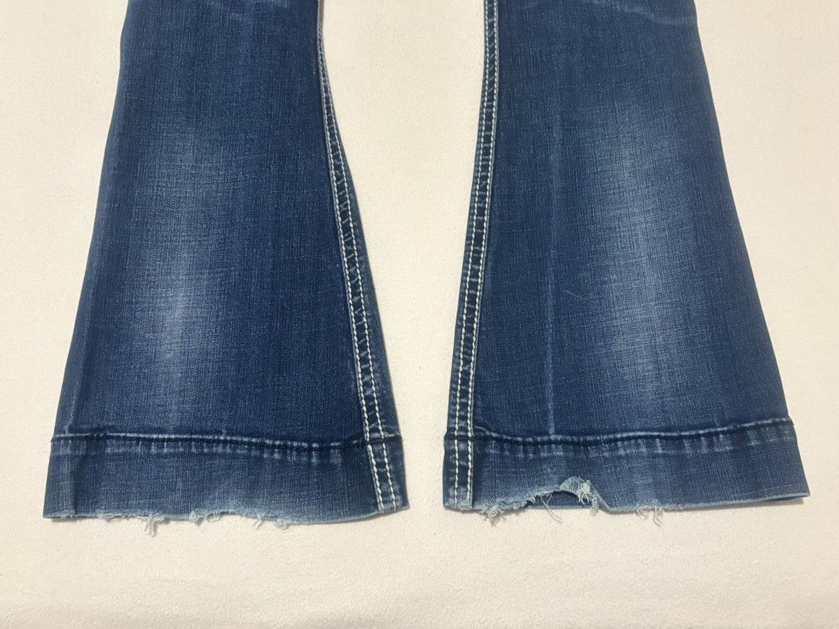 Other Rock & Roll Cowgirl Mid Rise Flared Leg Trouser Size 26" / US 2 / IT 38 - 6 Thumbnail