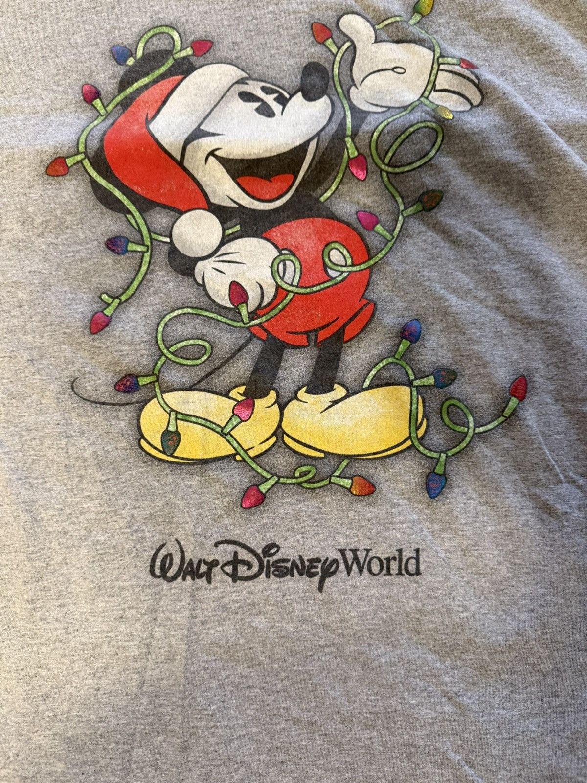 Disney × Mickey Mouse × Vintage Vintage Disney World Christmas Tee Size US XXL / EU 58 / 5 - 2 Thumbnail