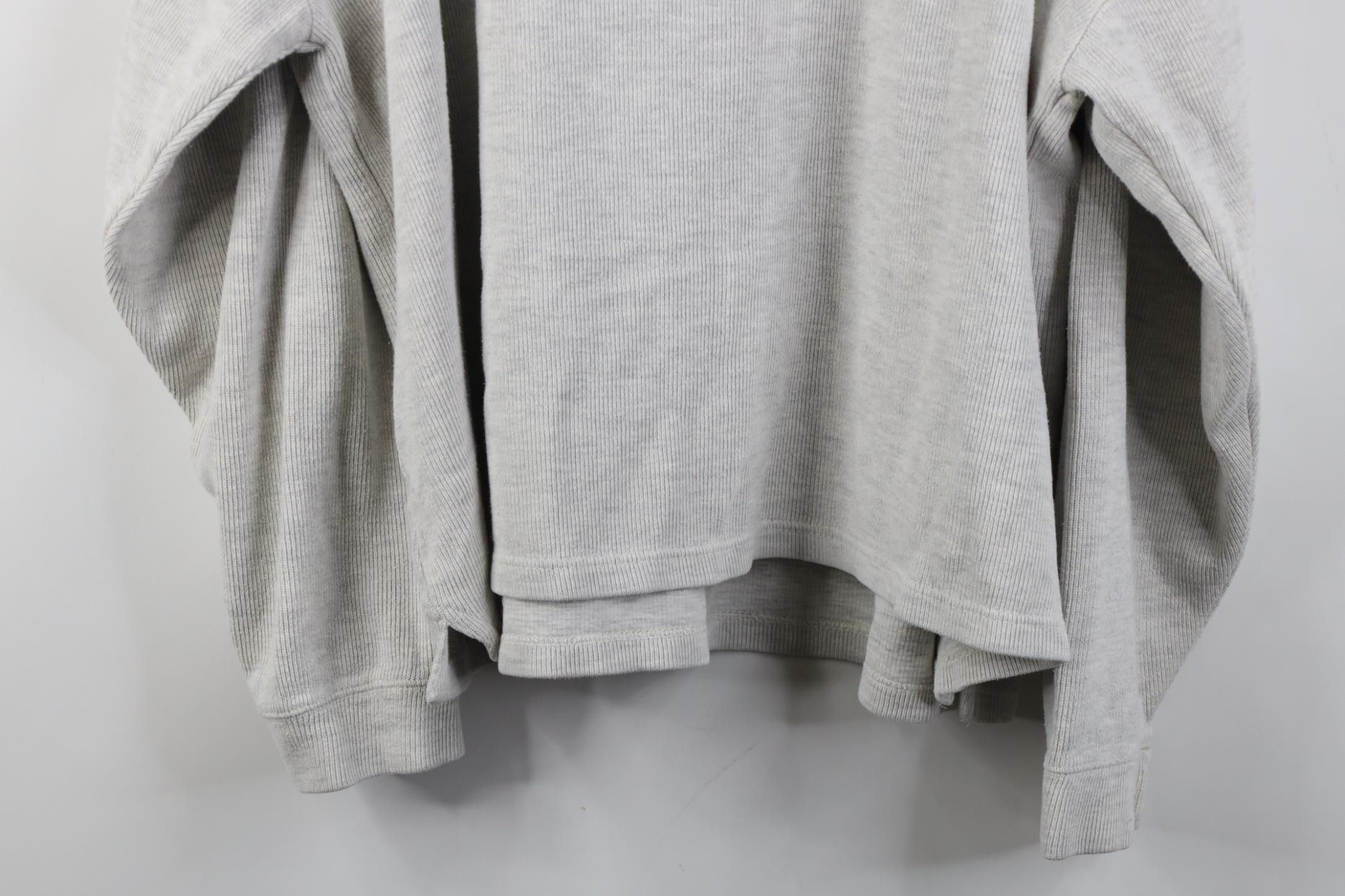 Vintage Vintage 90s Streetwear Boxy Fit Thermal Ribbed Knit T-Shirt Size US XL / EU 56 / 4 - 14 Thumbnail