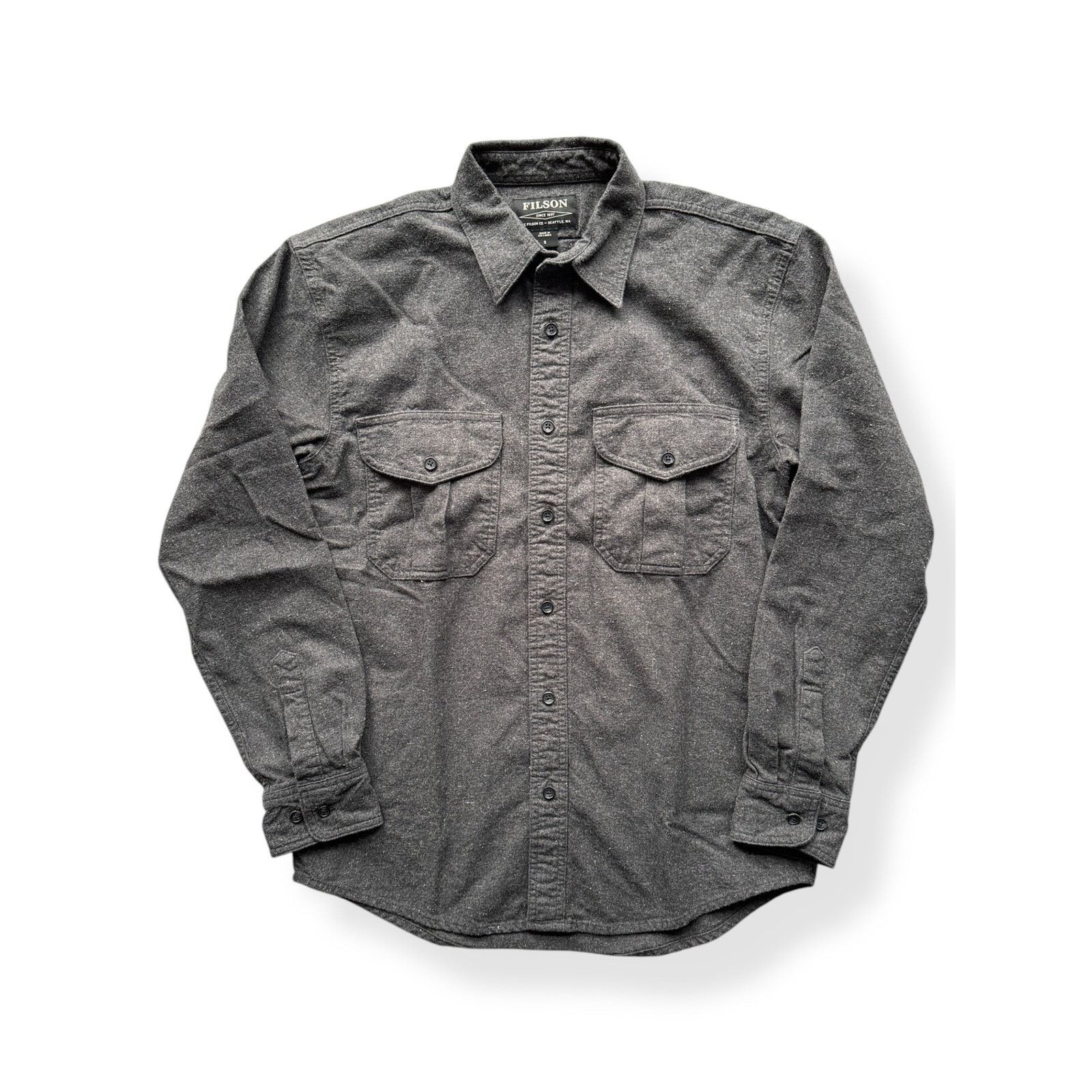 Filson Filson Dark Heather Grey Alaskan Guide Shirt SZ S Size US S / EU 44-46 / 1 - 1 Thumbnail