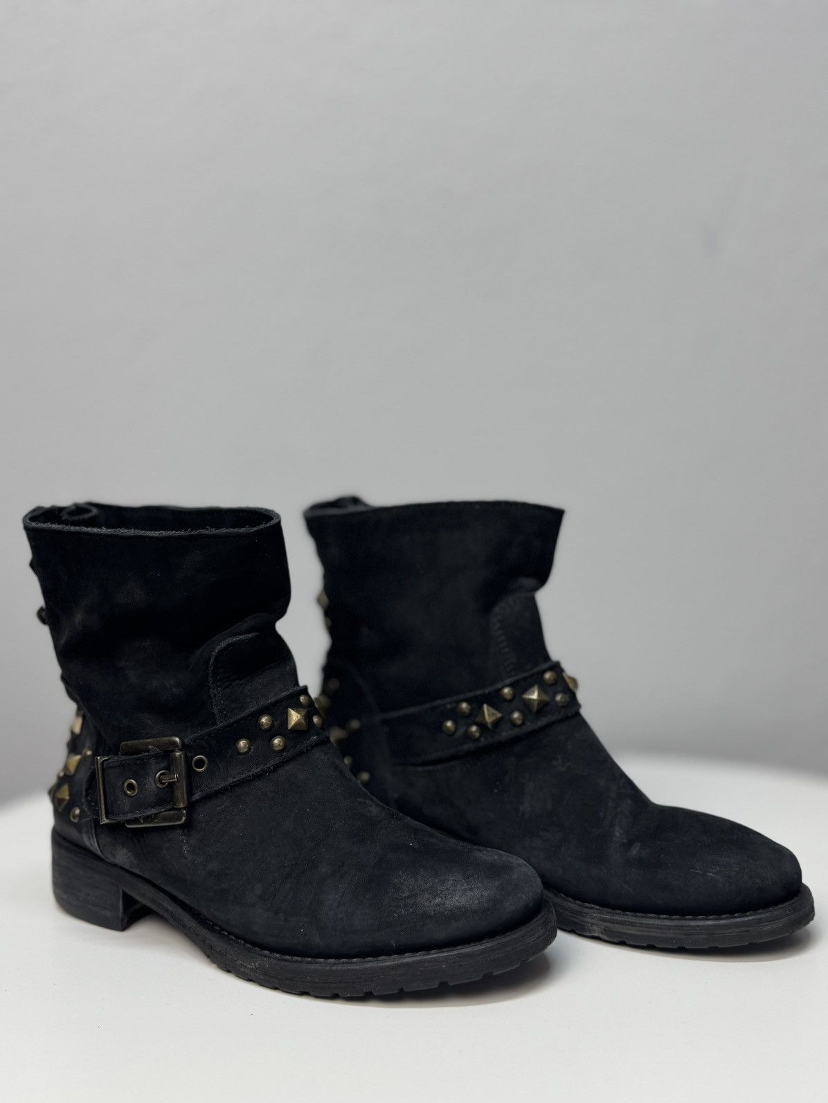 A.S.98 Vintage A.S. 98 leather Western boots ankle Margiela Prada Size US 8 / IT 38 - 4 Thumbnail