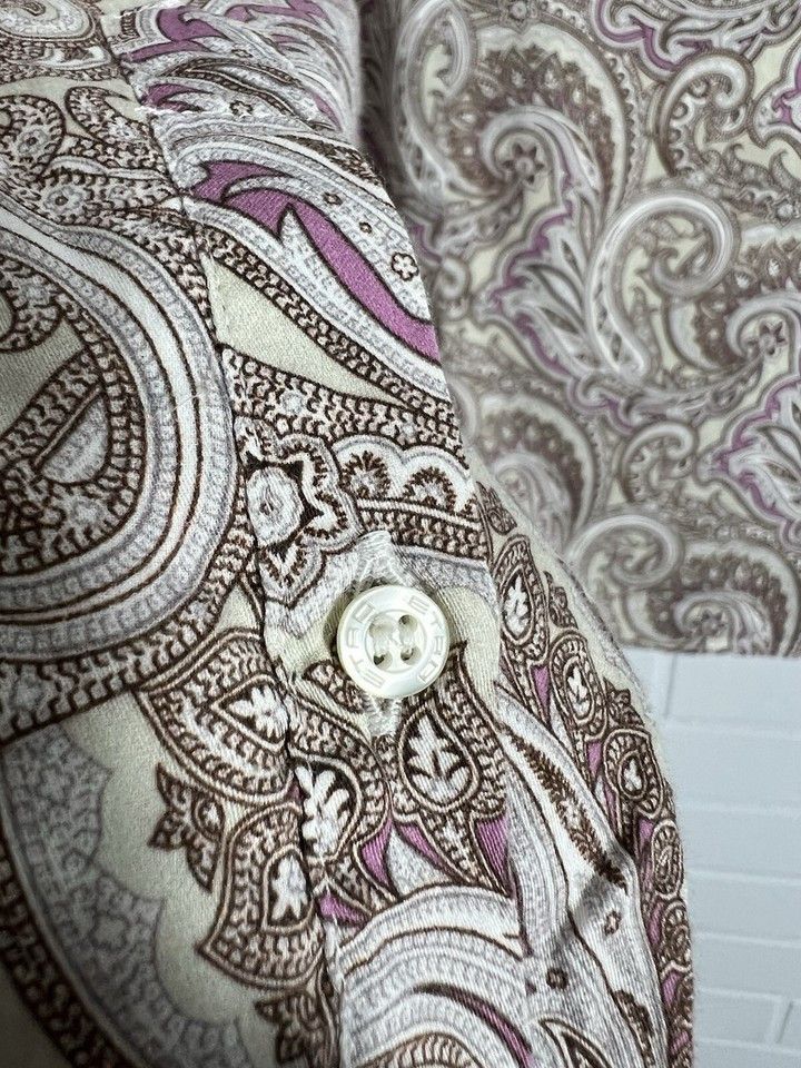 Etro ETRO Mens Shirt Slim Long Sleeve Cotton Size M Size US M / EU 48-50 / 2 - 9 Thumbnail
