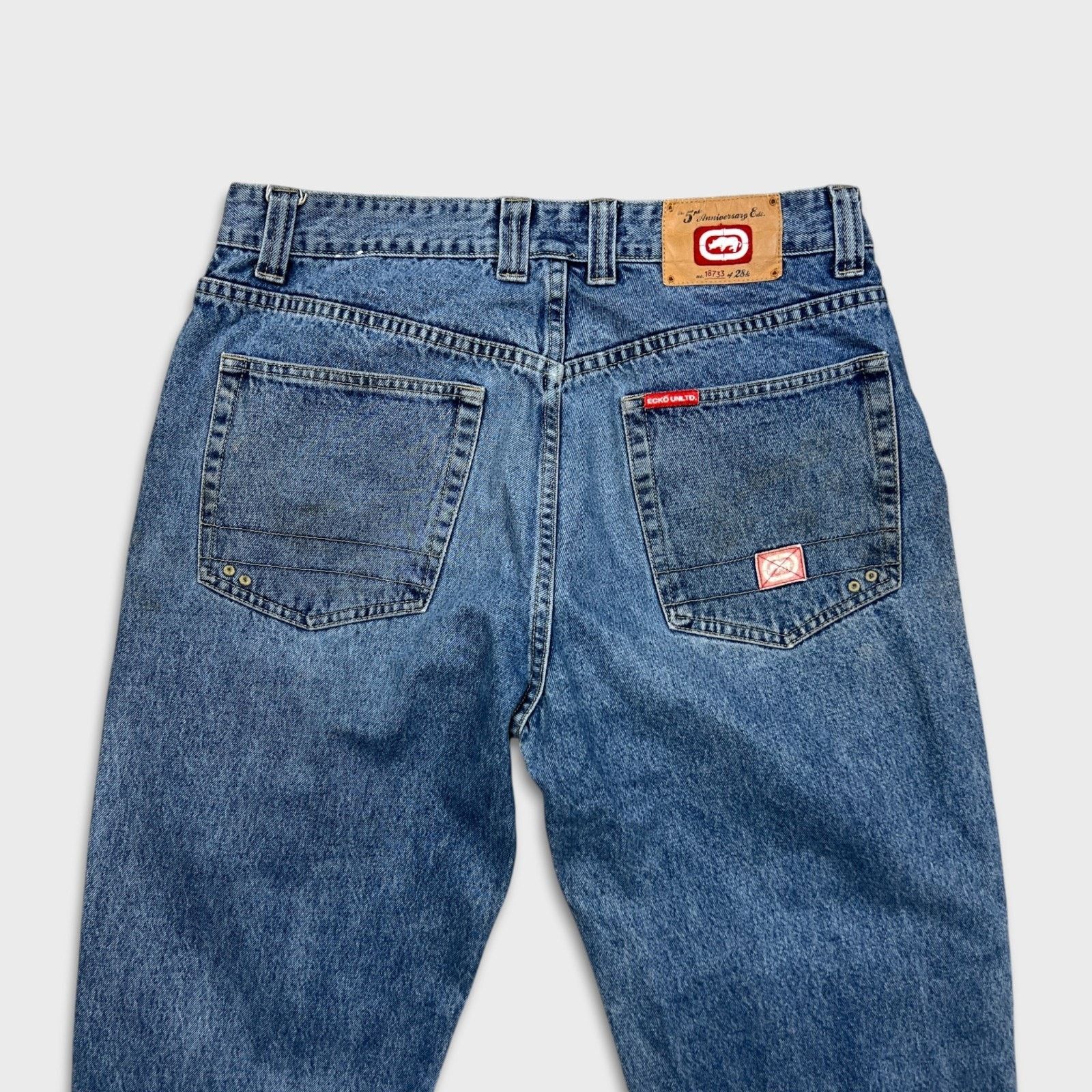 Ecko Unltd. × Vintage Vintage Ecko Untld Jeans 35x32 Relaxed Straight Baggy Denim Size US 35 - 7 Thumbnail