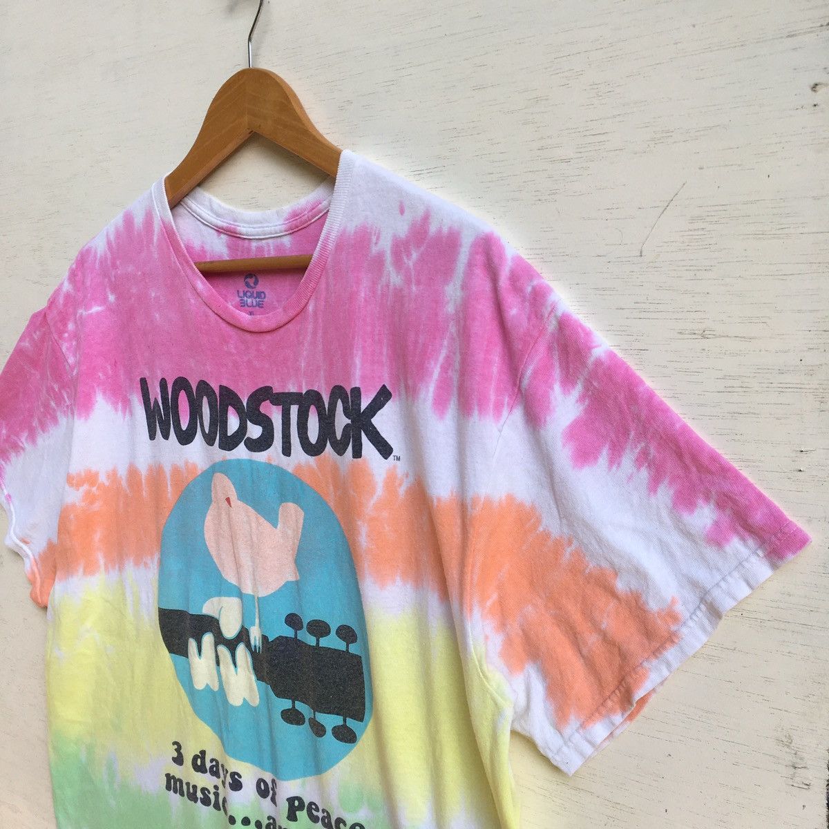 Liquid Blue × Vintage LAST DROP ‼️ Vintage Woodstock Liquid Blue Tie Dye Tee Size US XL / EU 56 / 4 - 10 Thumbnail